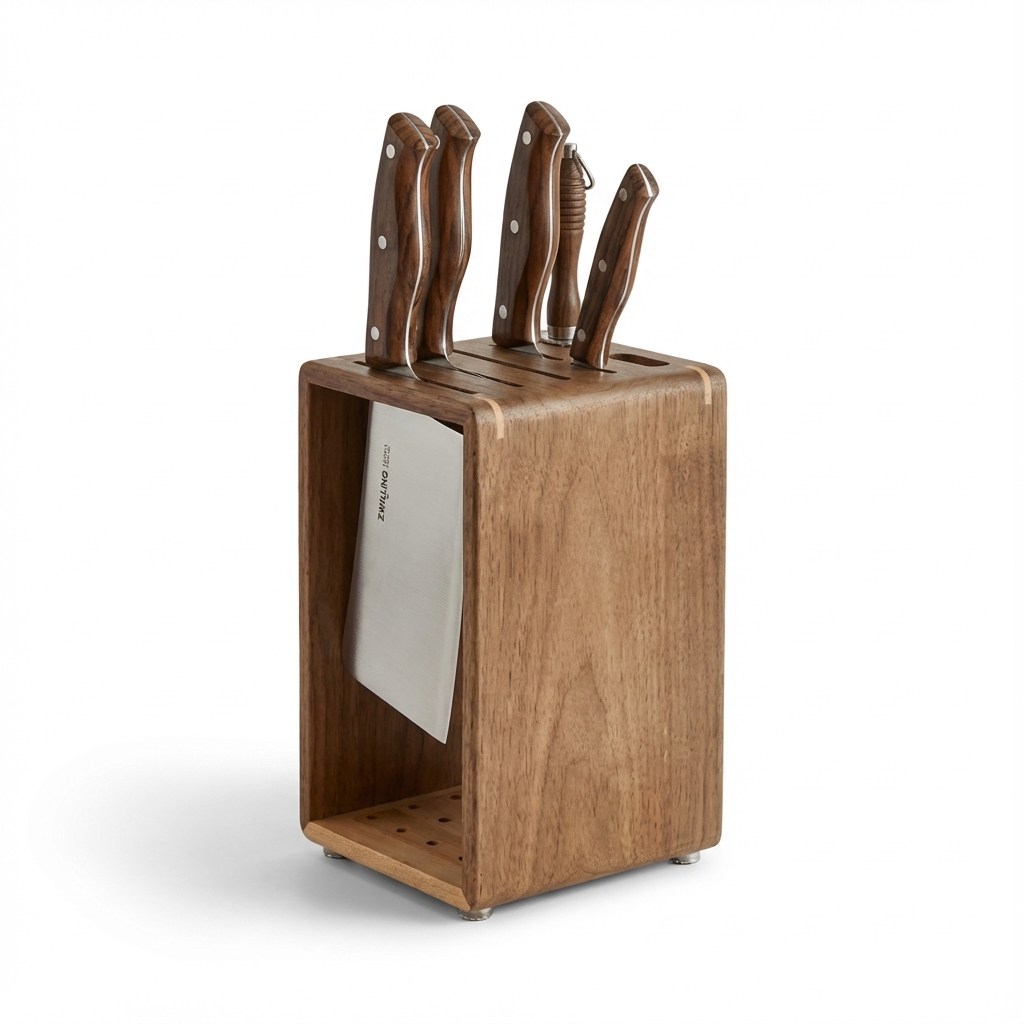 Bloc de couteaux en bois