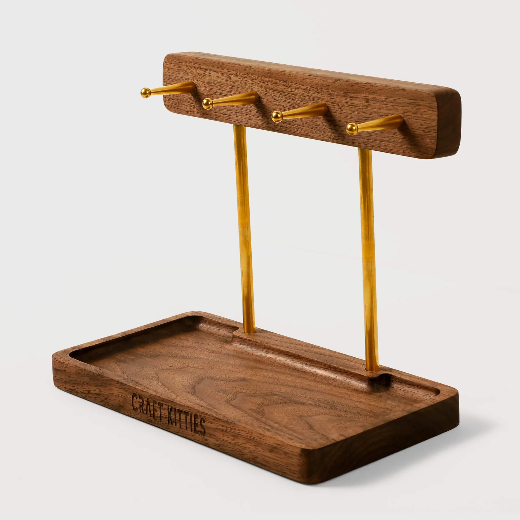 Support à bijoux en bois