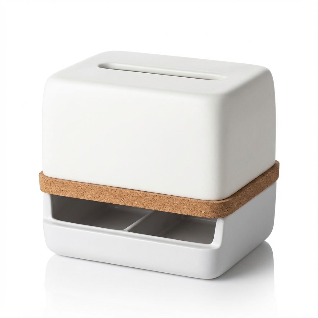 Boîte de rangement en céramique