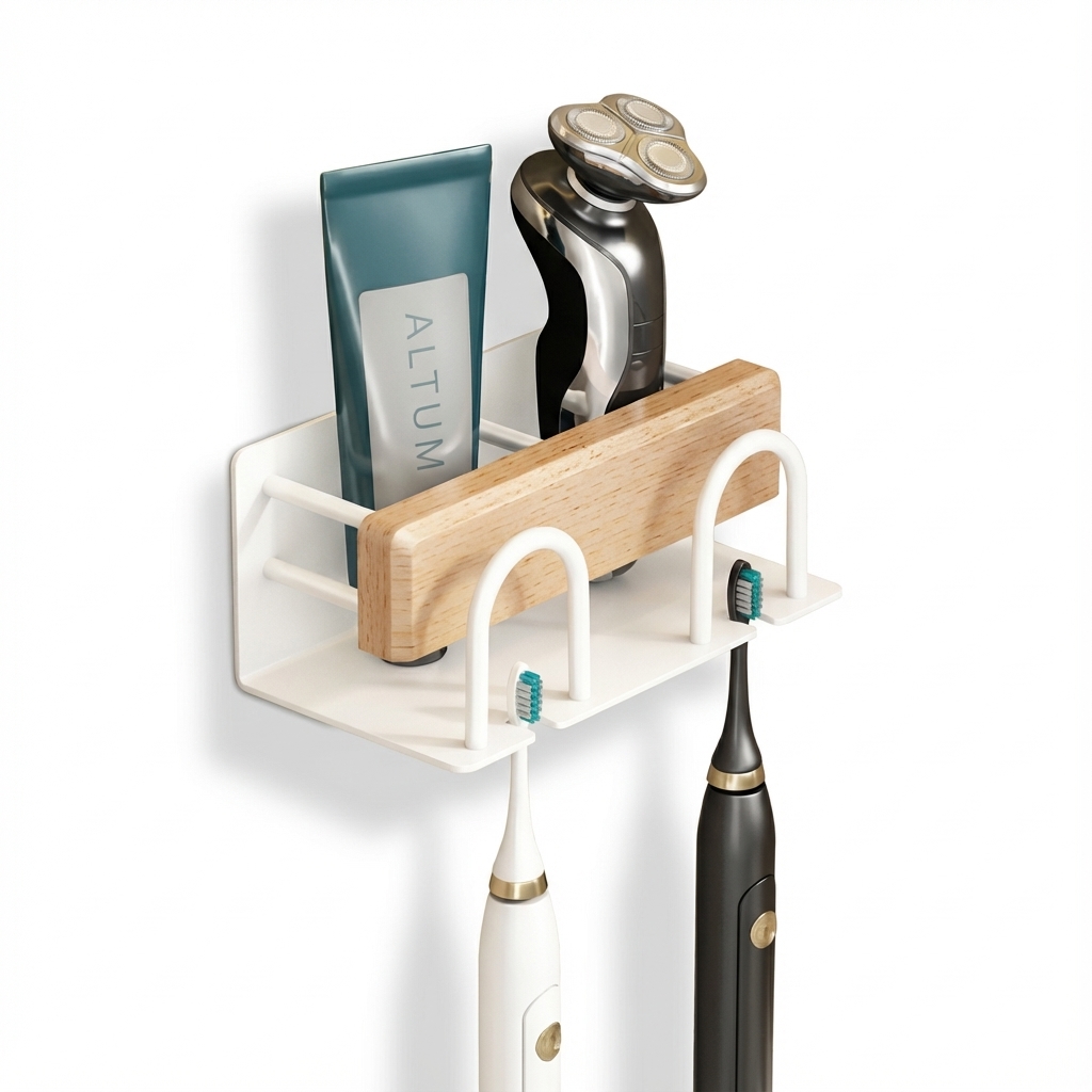 Support mural pour salle de bain