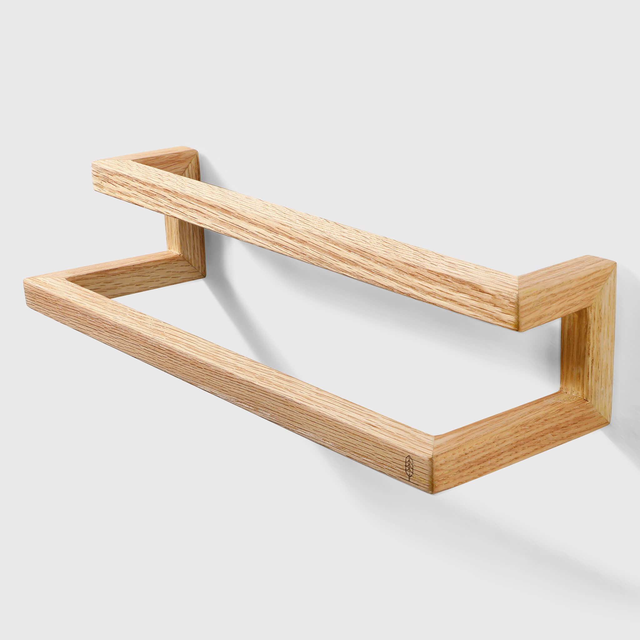 Support mural en bois