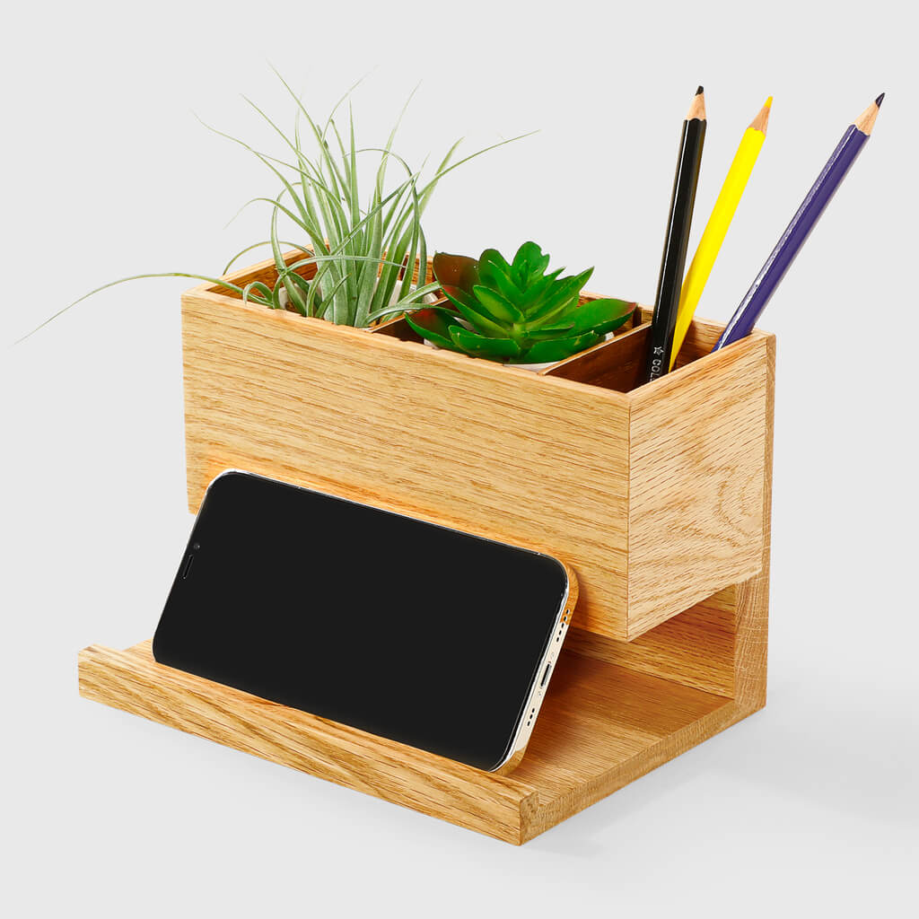 Organisateur de bureau en bois