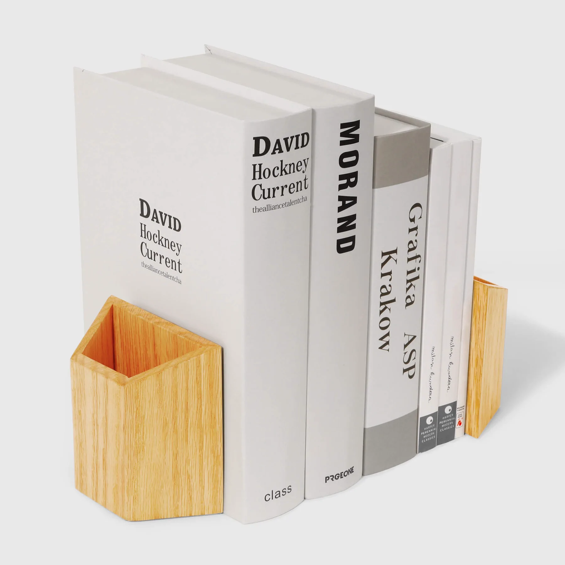 Serre-livres en bois