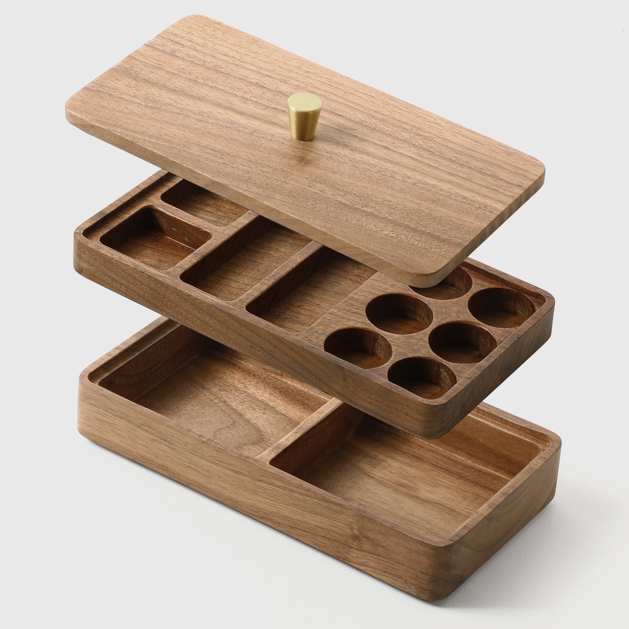 Boîte à bijoux en bois