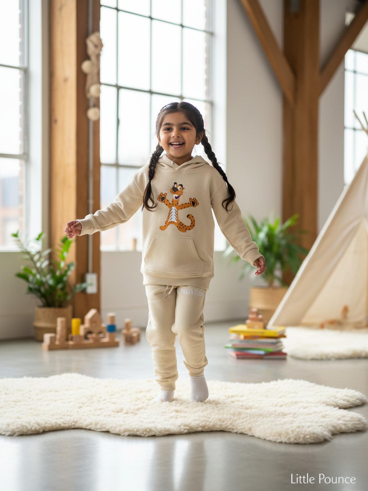 Children’s Leopard Print Hoodie Set