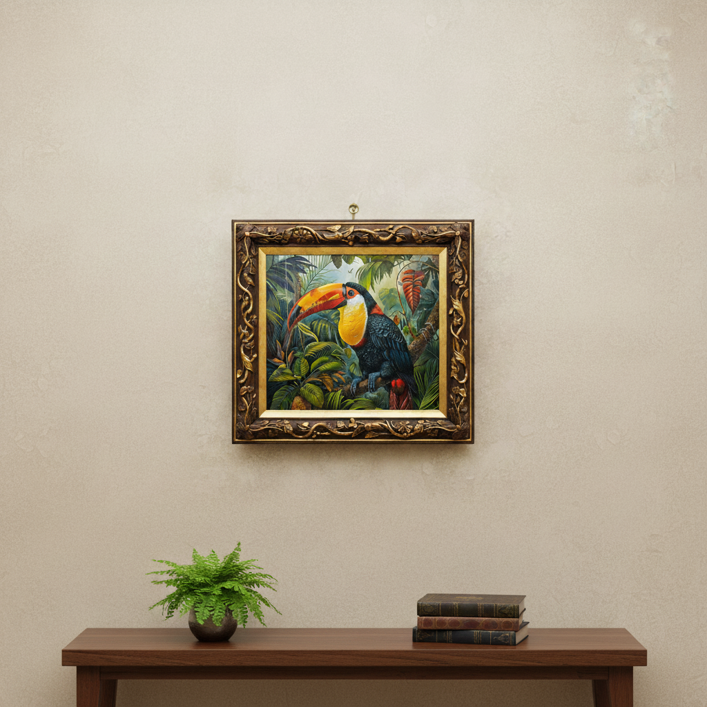 Colorful Toucan Painting