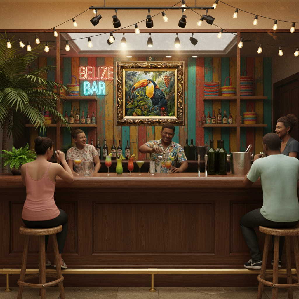 Colorful Toucan Painting