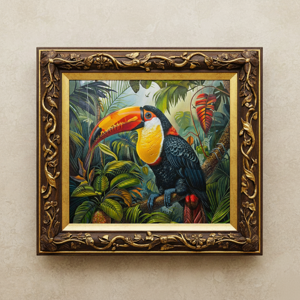 Colorful Toucan Painting