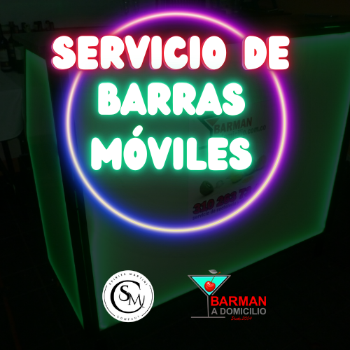 Barra móvil para eventos