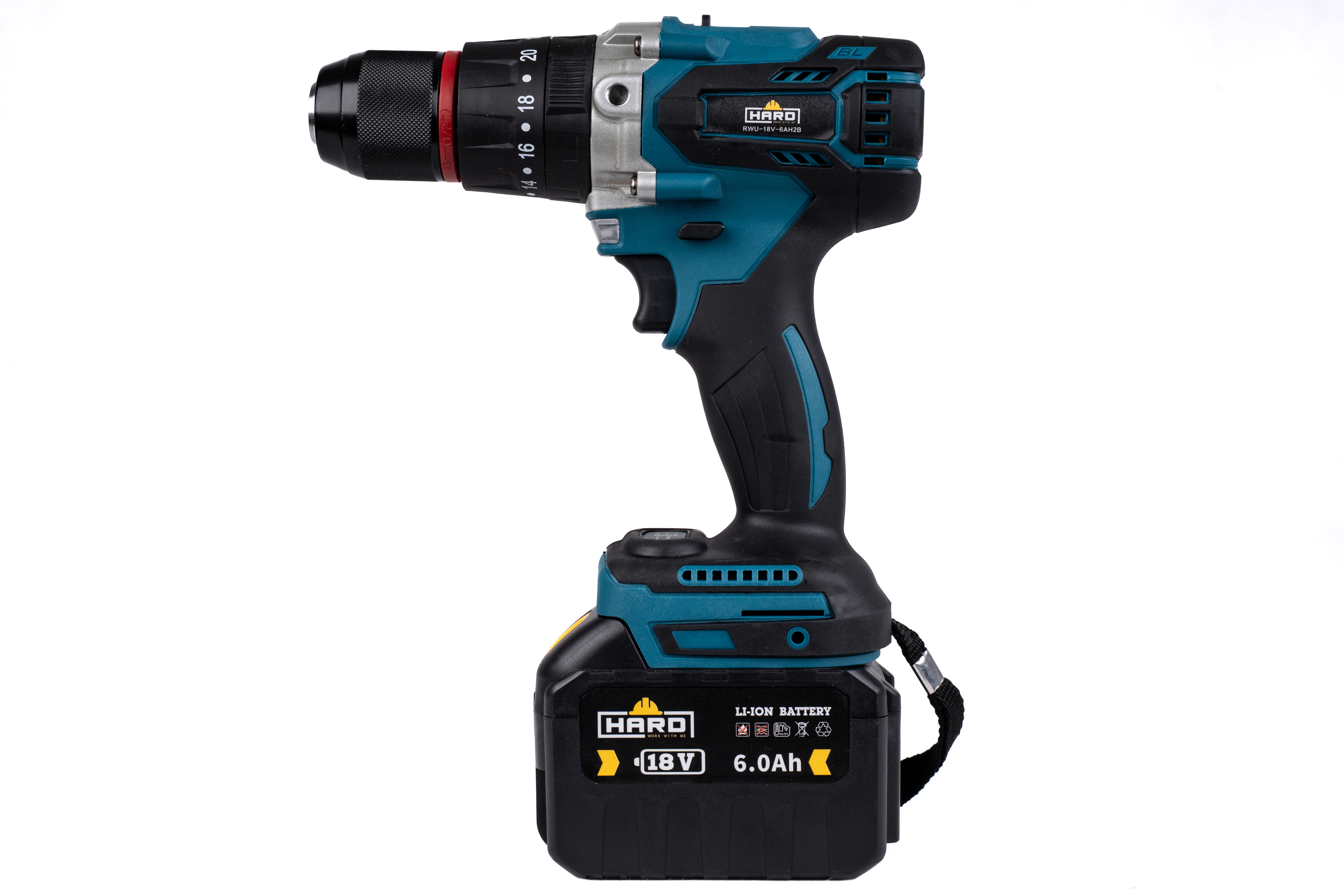 Wkrętarka udarowa bezszczotkowa 2x4Ah