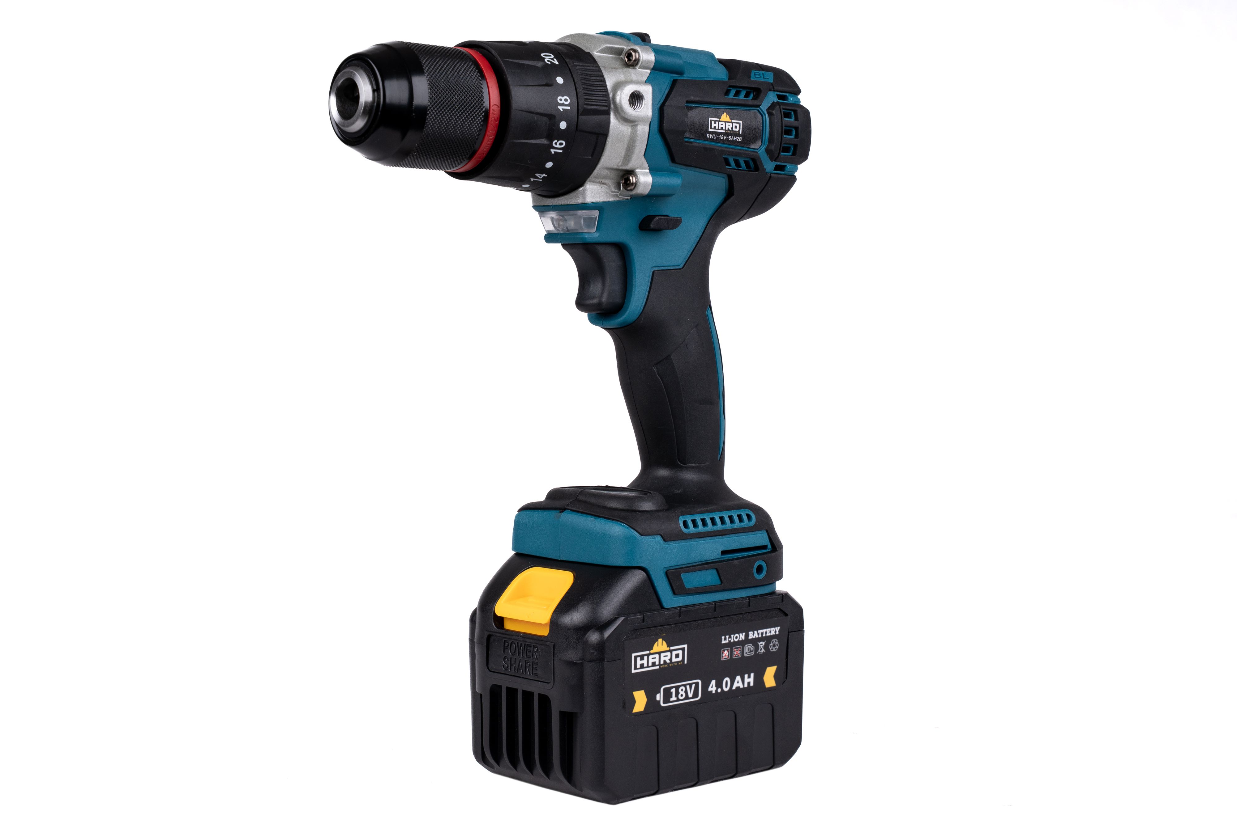 Wkrętarka udarowa bezszczotkowa 2x4Ah