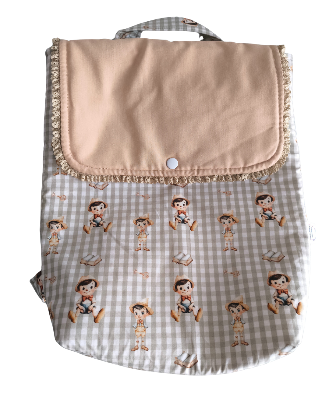 Mochila infantil con estampado de Pinocho