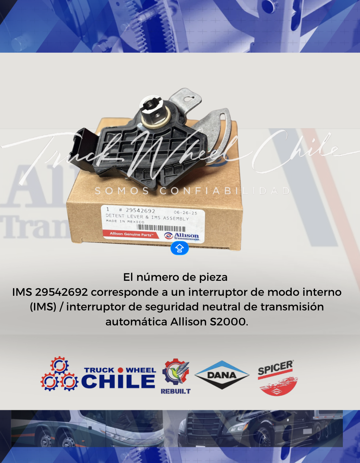 IMS 29542692 Interruptor de modo interno