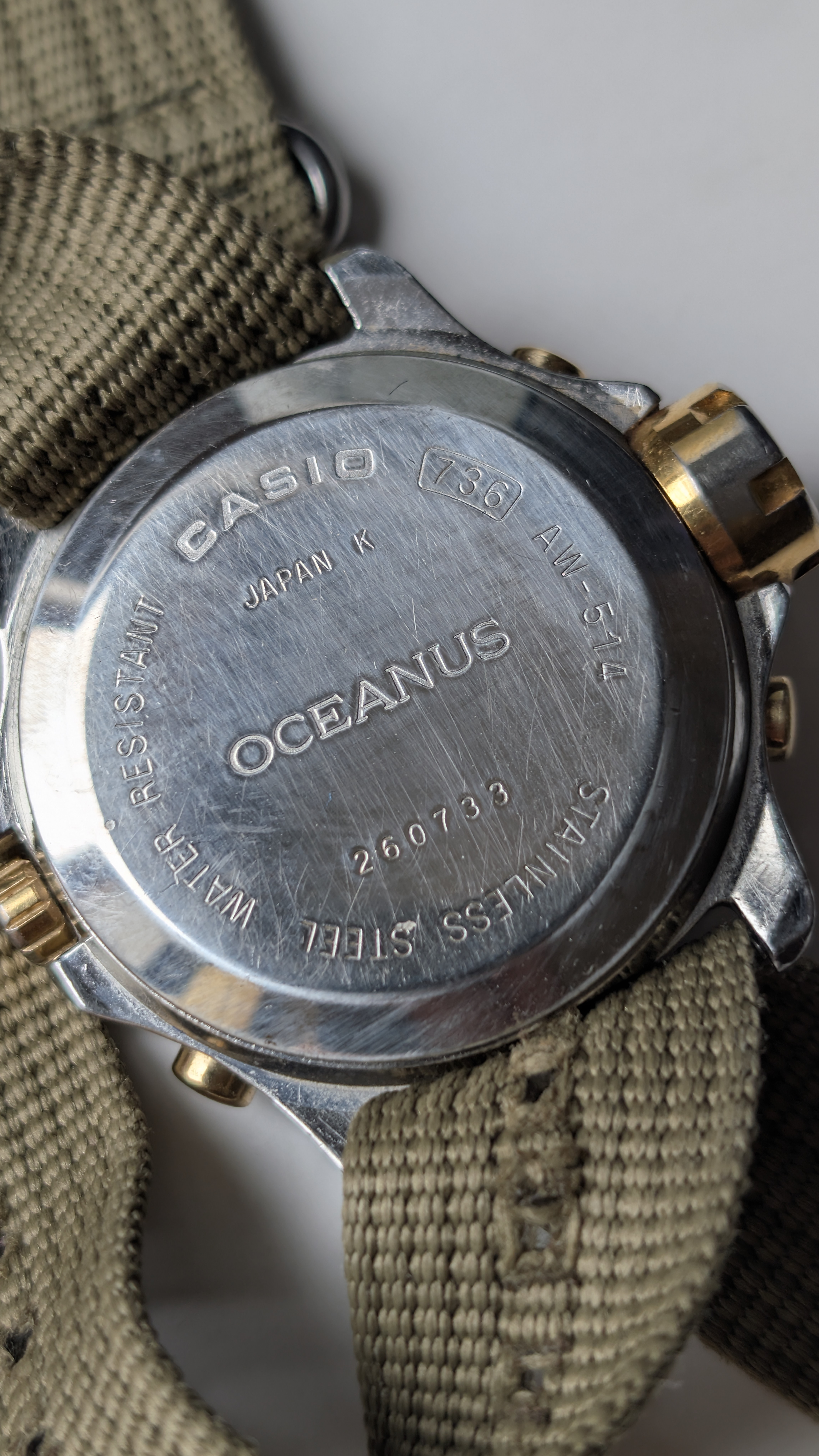 Casio Oceanus Alti-Depth Meter (1992) 