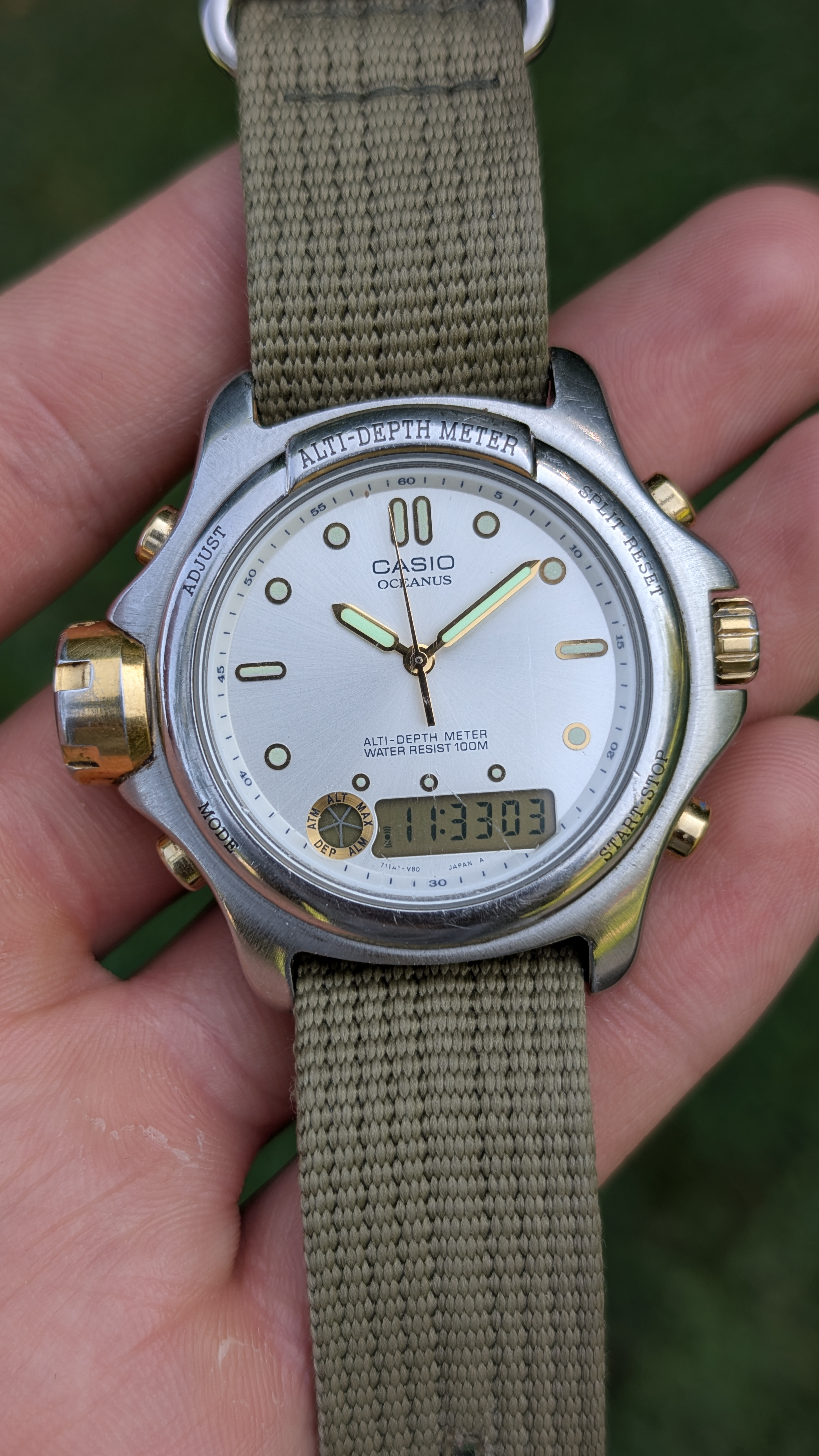 Casio Oceanus Alti-Depth Meter (1992)