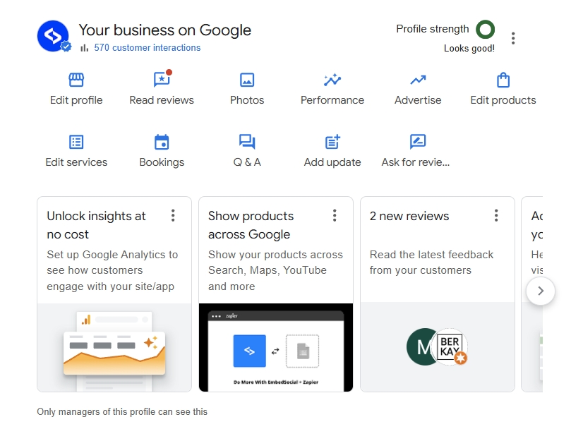 Google Business Profile Management