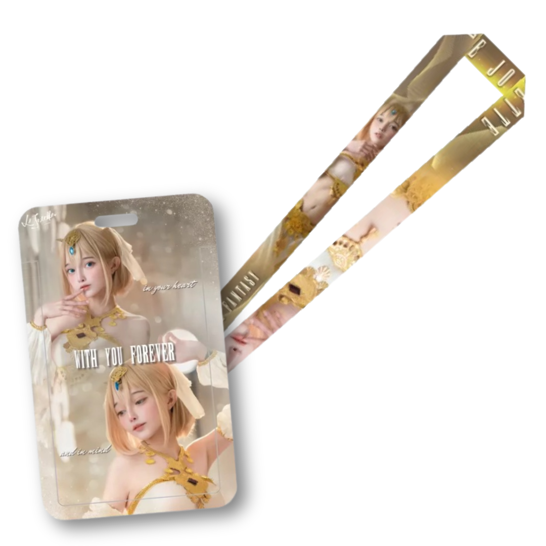 Final Fantasy Thavnairian Dancer Case Card & Lanyard