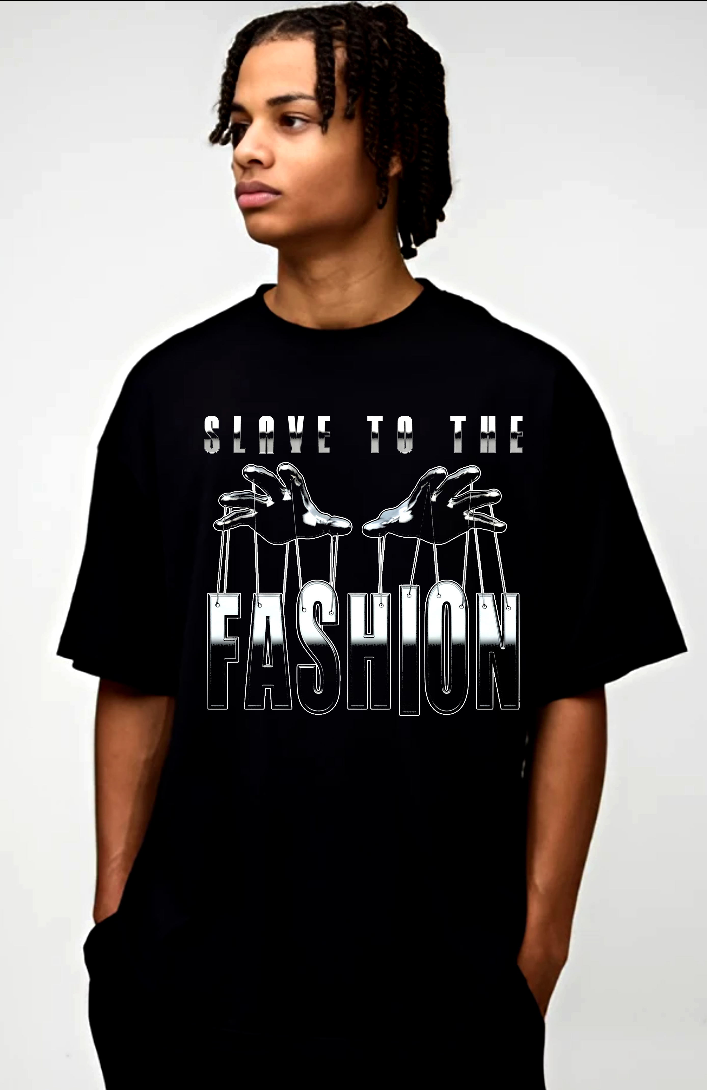 CHROME EFFECT Slave To The Fashion T-shirt