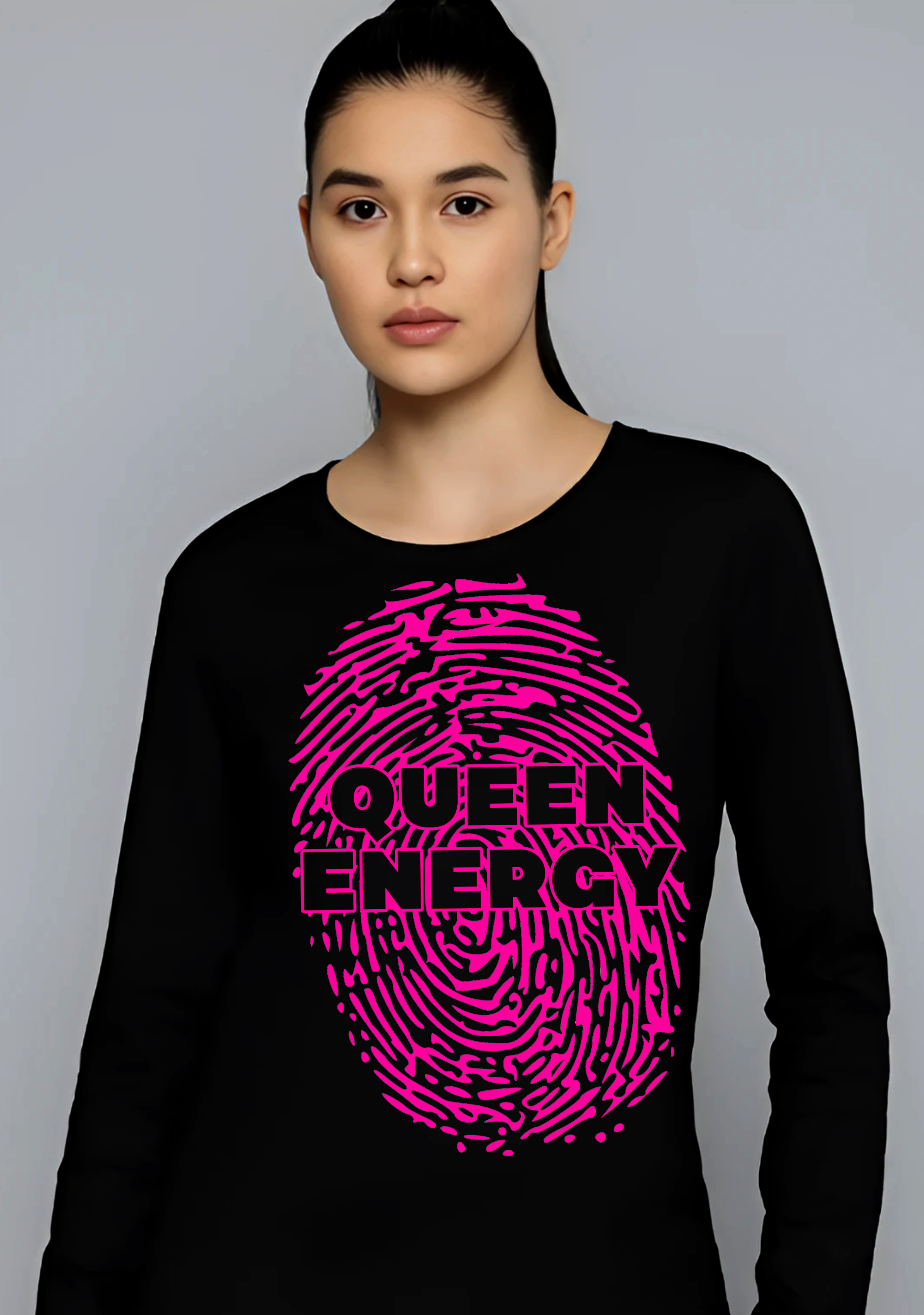 QUEEN ENERGY BLACK SHIRT A3 SIZE