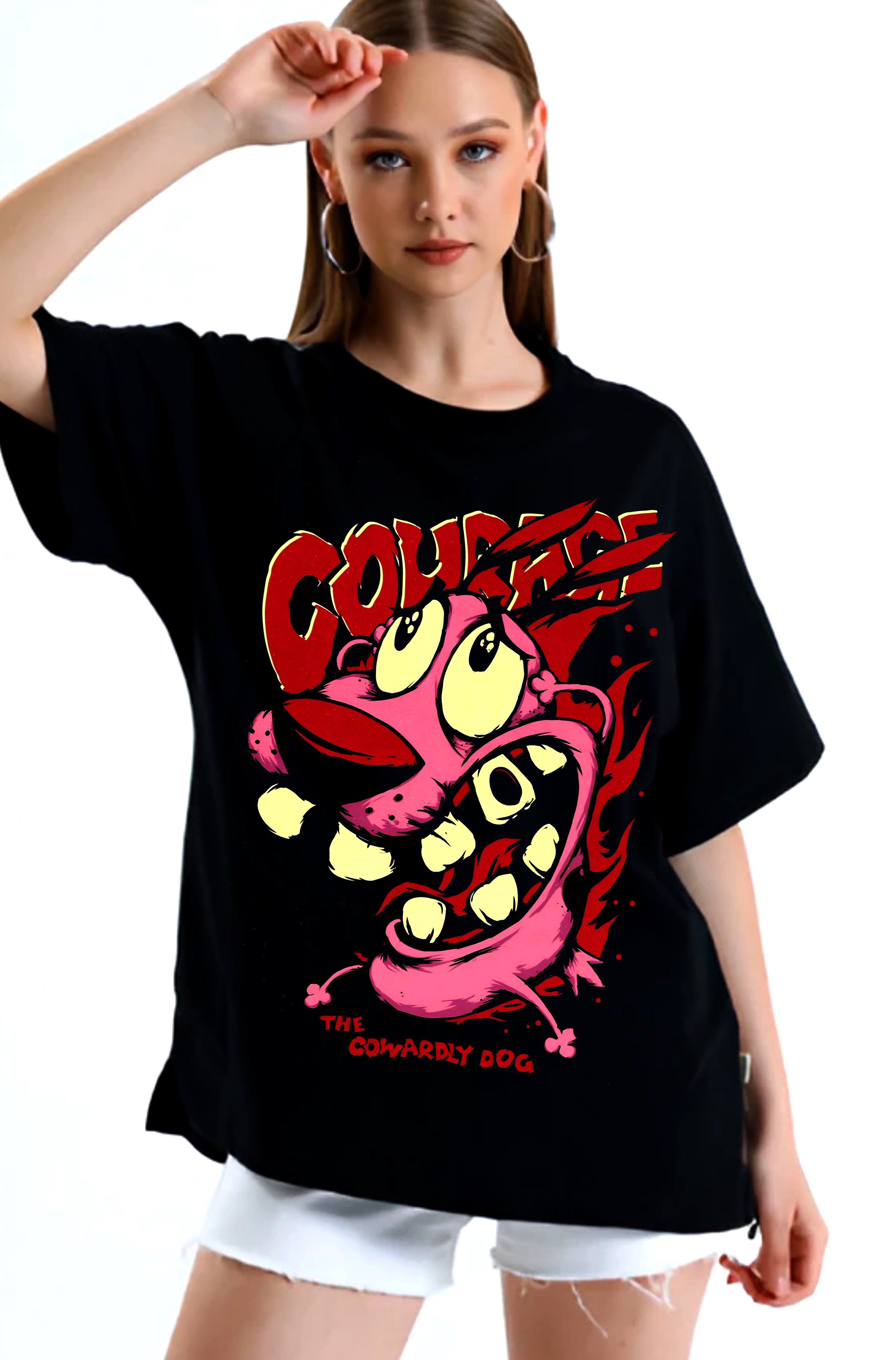 Courage the Cowardly Dog Graphic Tee
