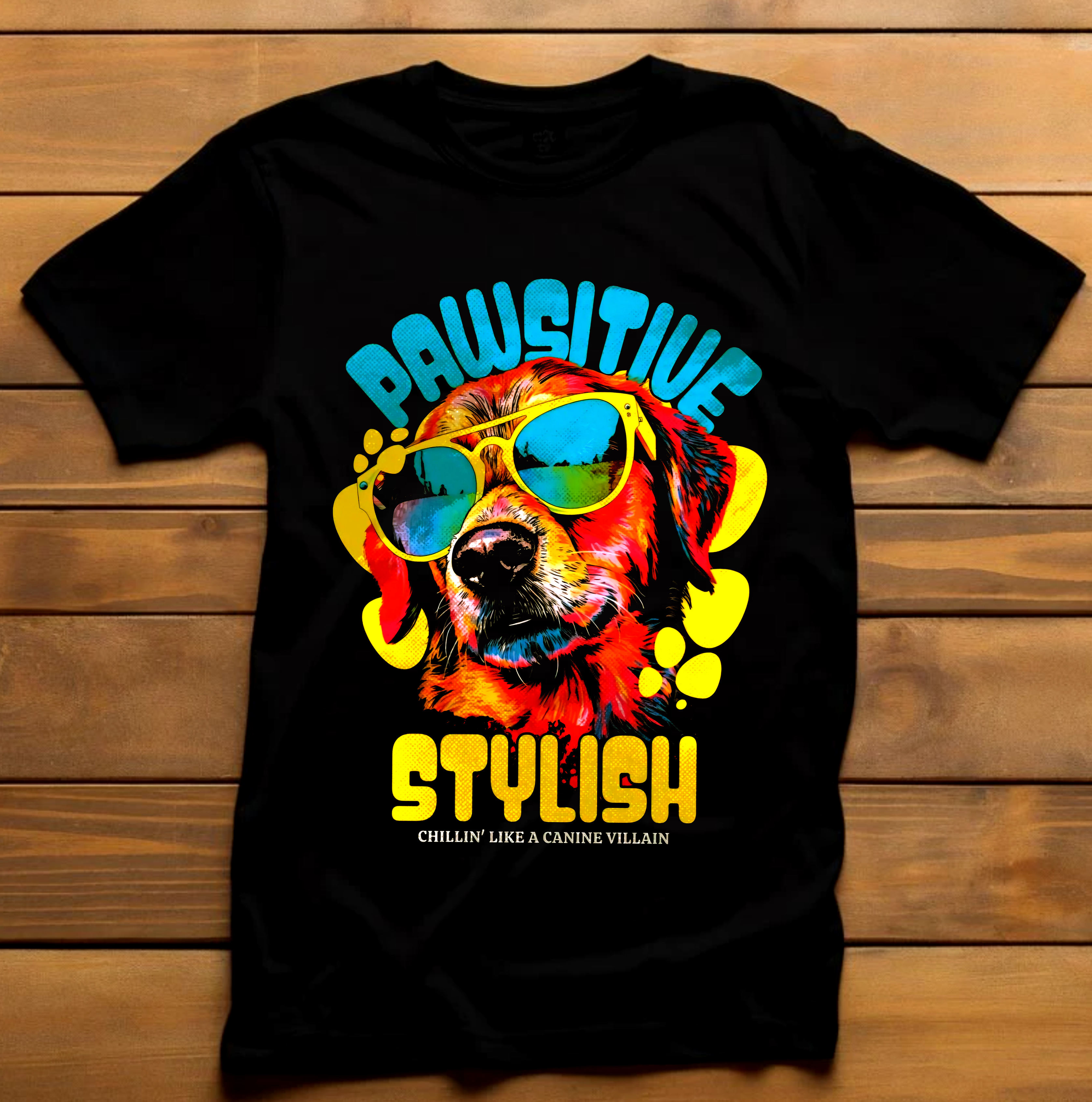 Pawsitive Attitude Dog T-Shirt