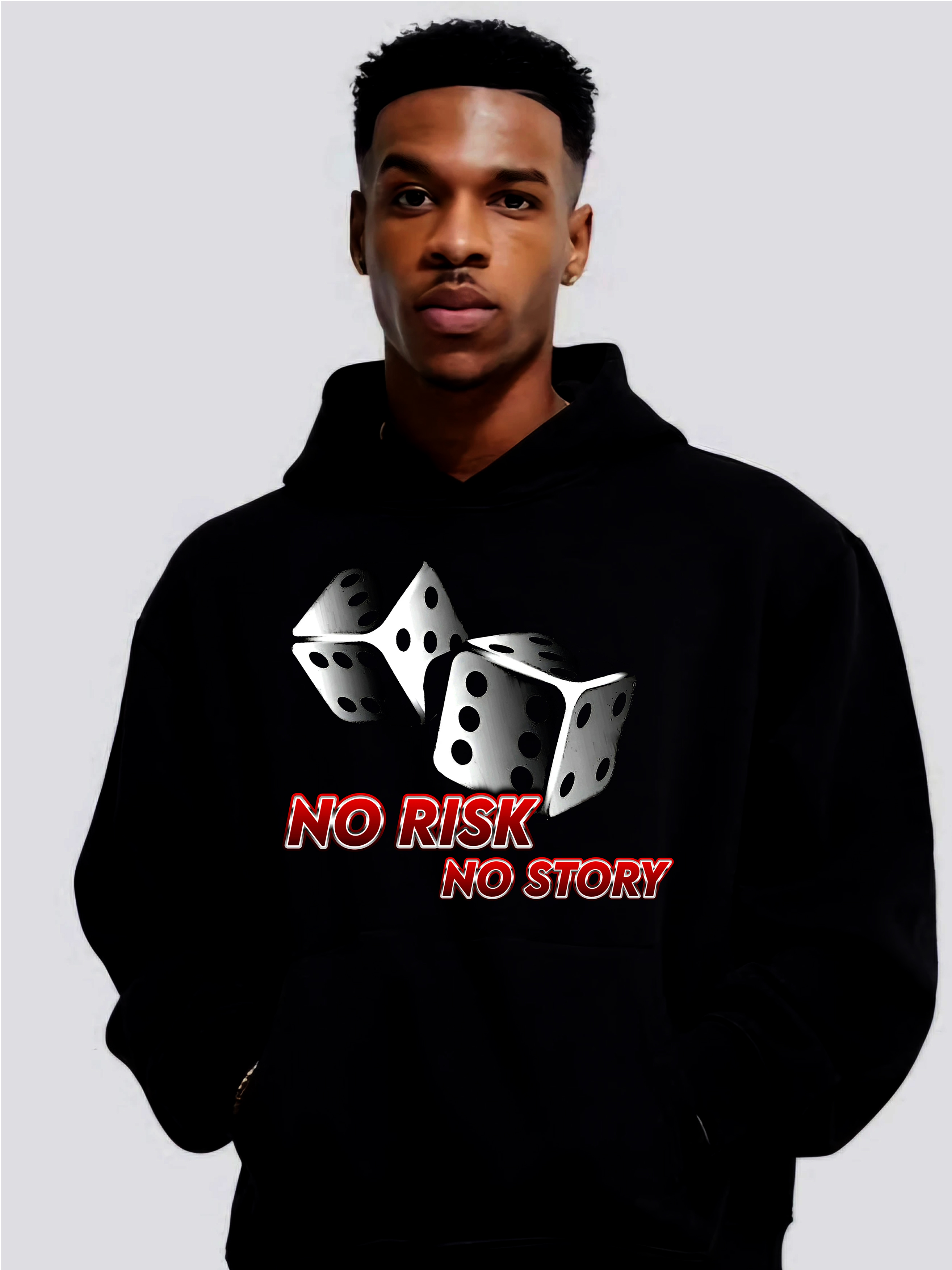 NO RISK NO STORY CUSTOM HOODIE