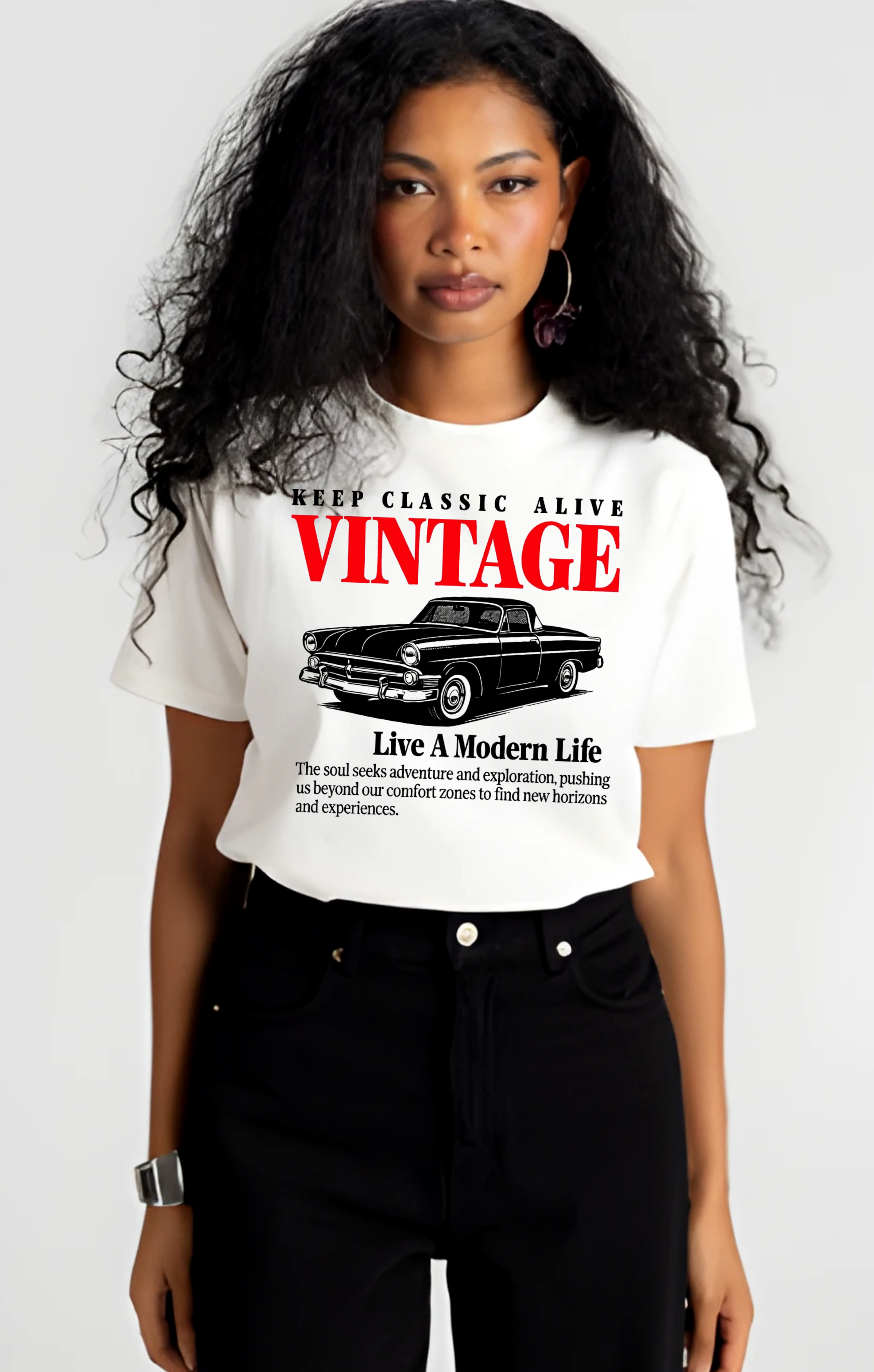 Vintage Car Graphic Tee