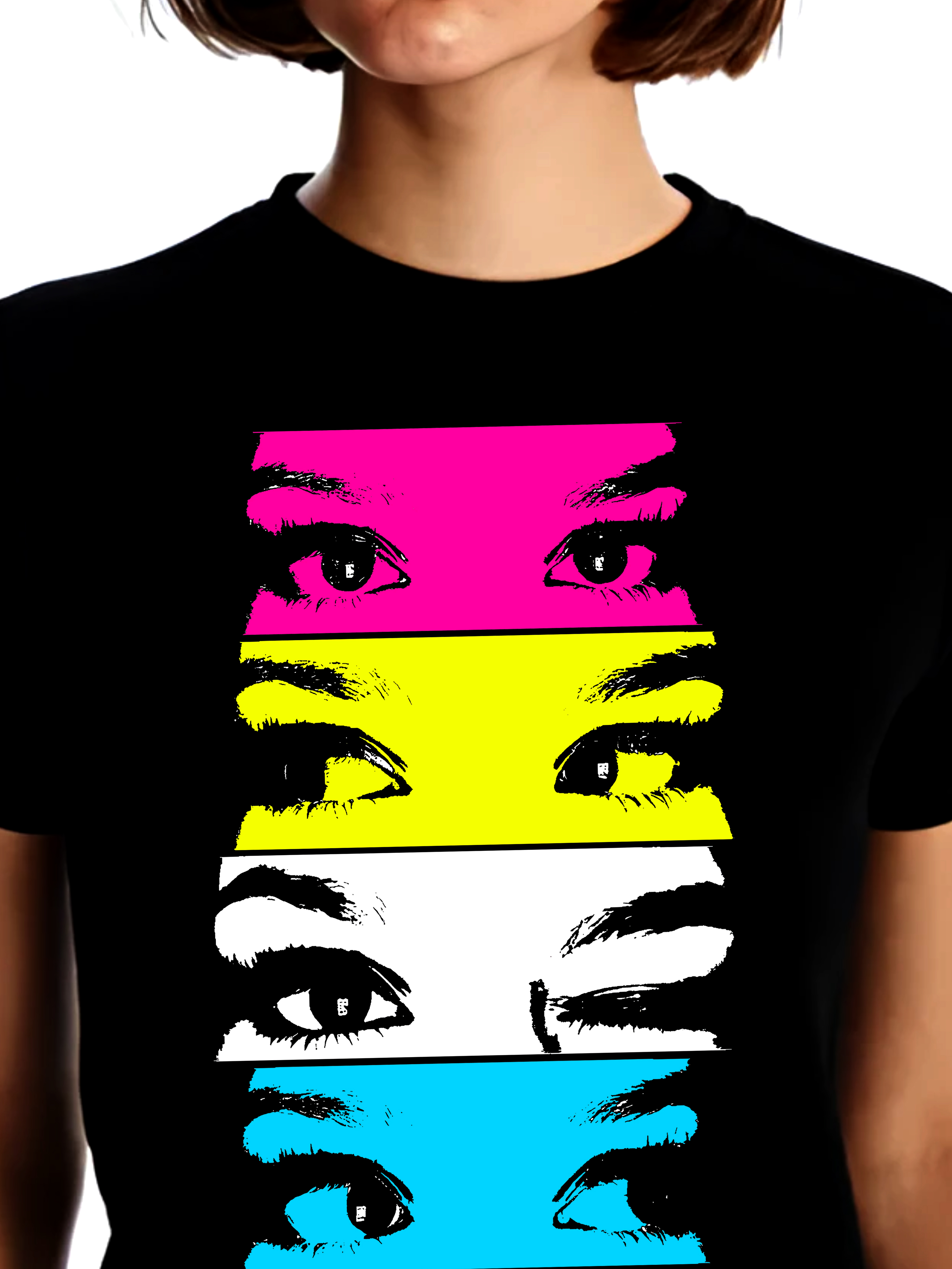 Pop Art Eyes Graphic Tee