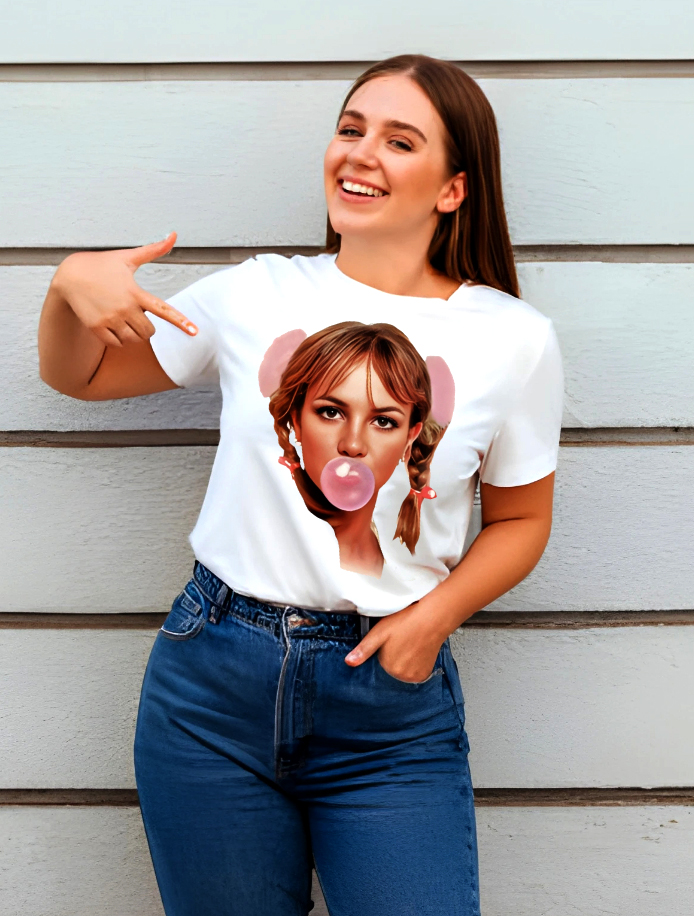 Britney Spears Portrait Graphic Tee