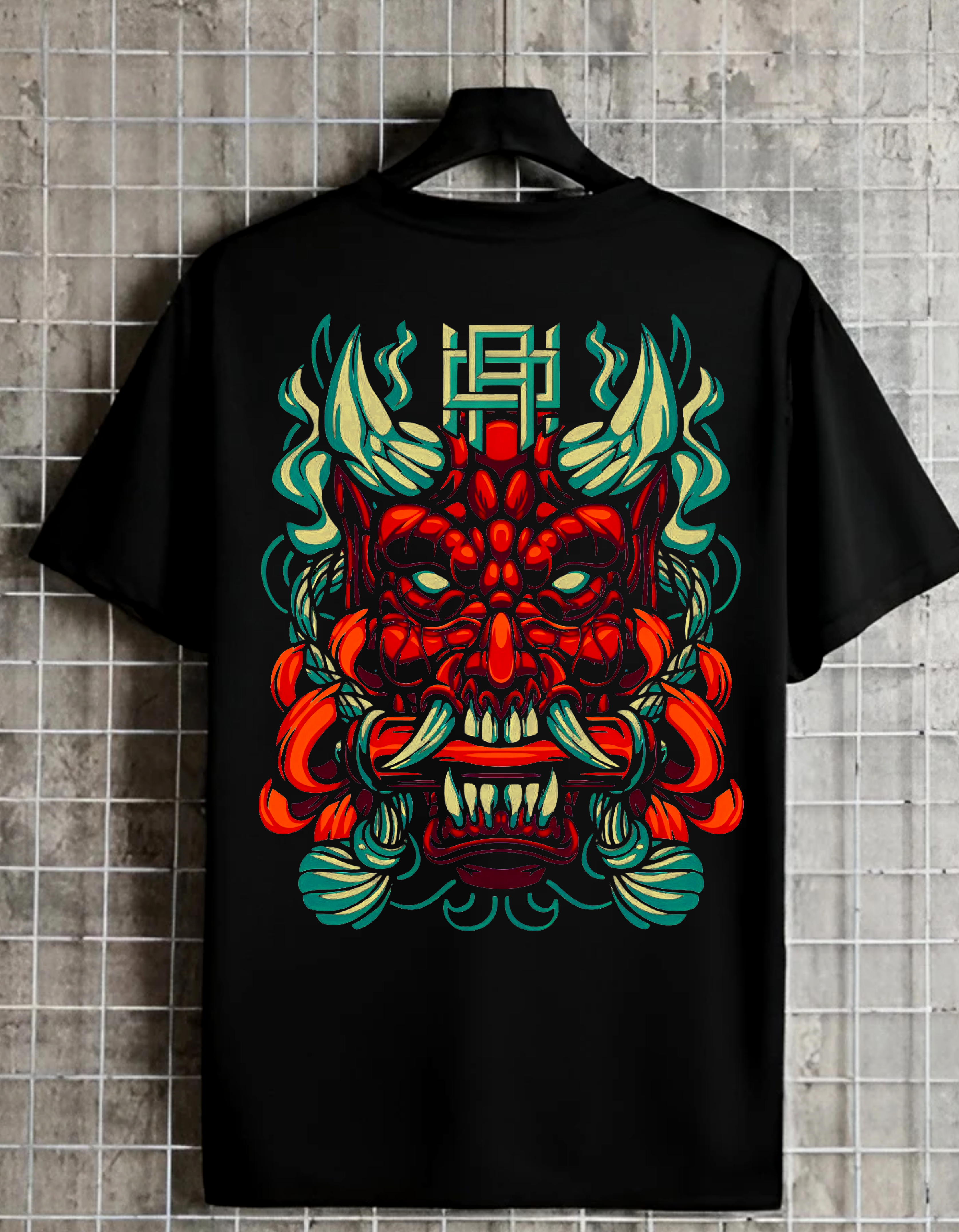 Japanese Oni DRAGON Graphic T-shirt