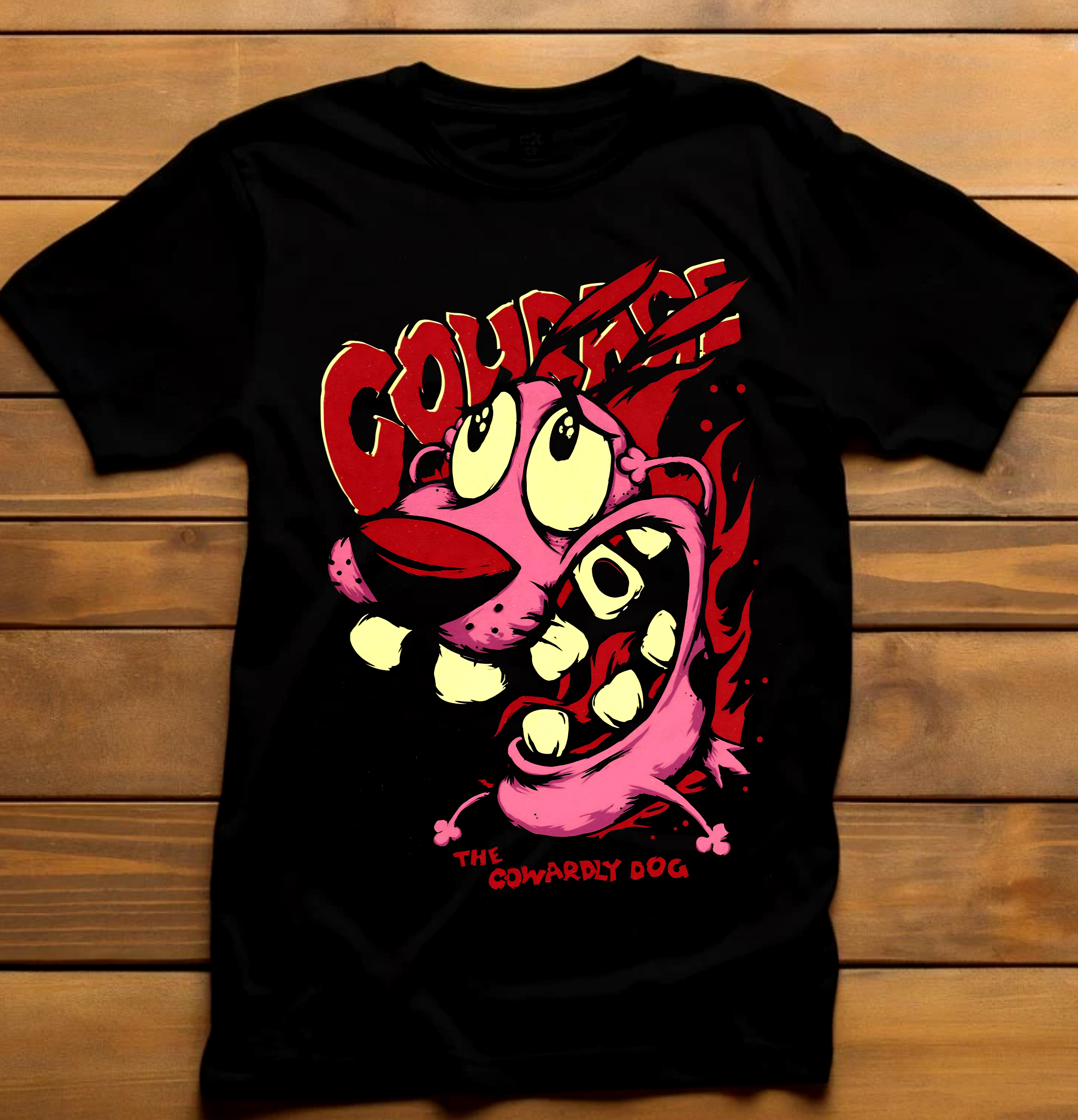 Courage the Cowardly Dog Graphic Tee
