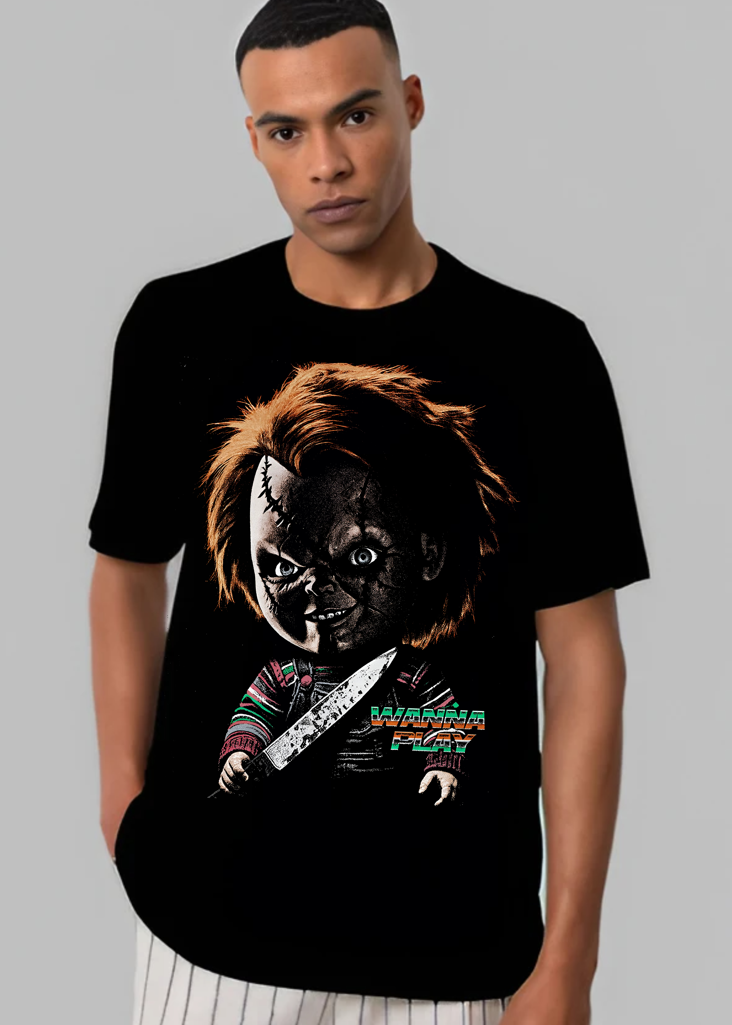CHUCKY Character Graphic T-shirt