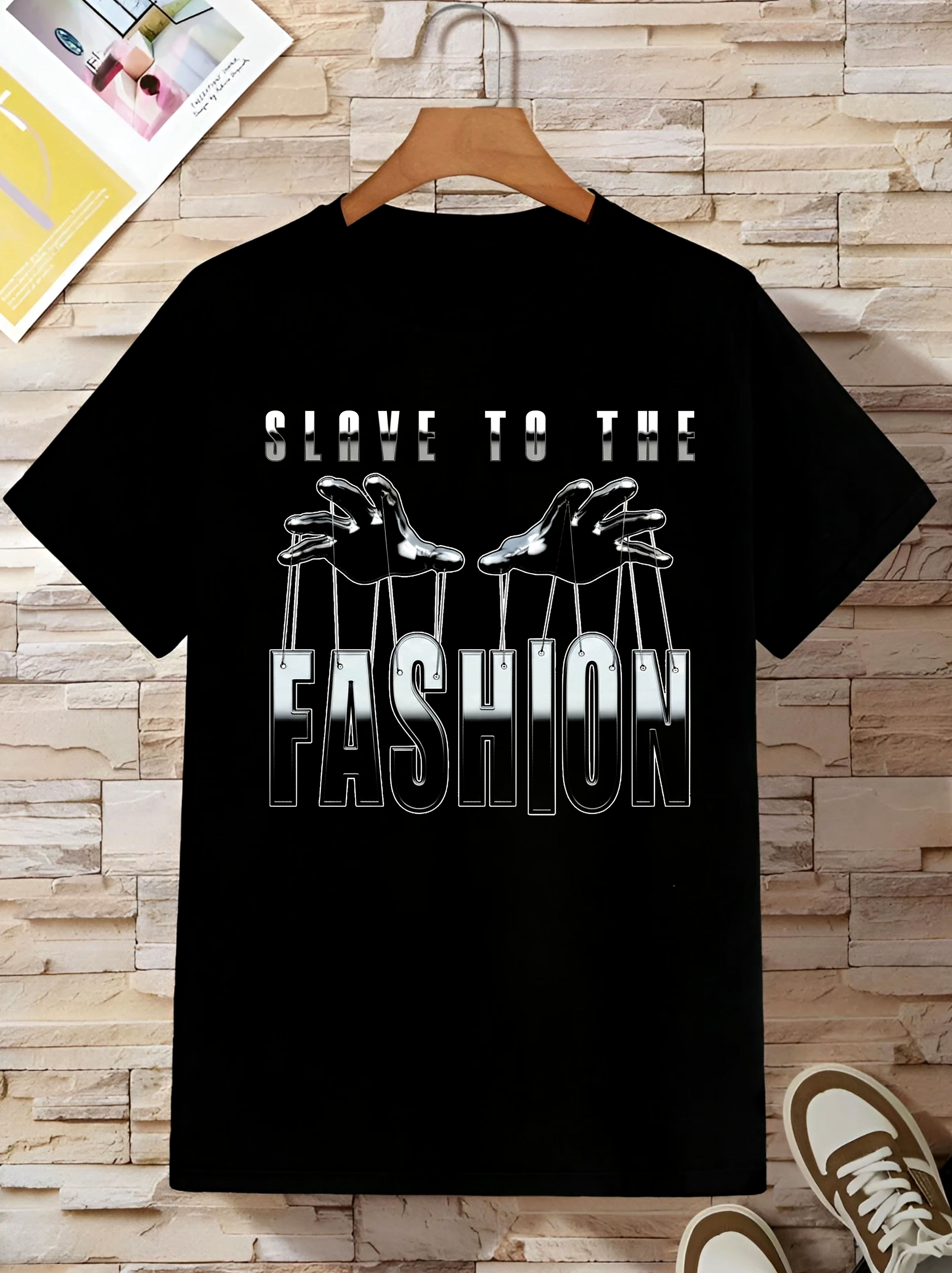 CHROME EFFECT Slave To The Fashion T-shirt