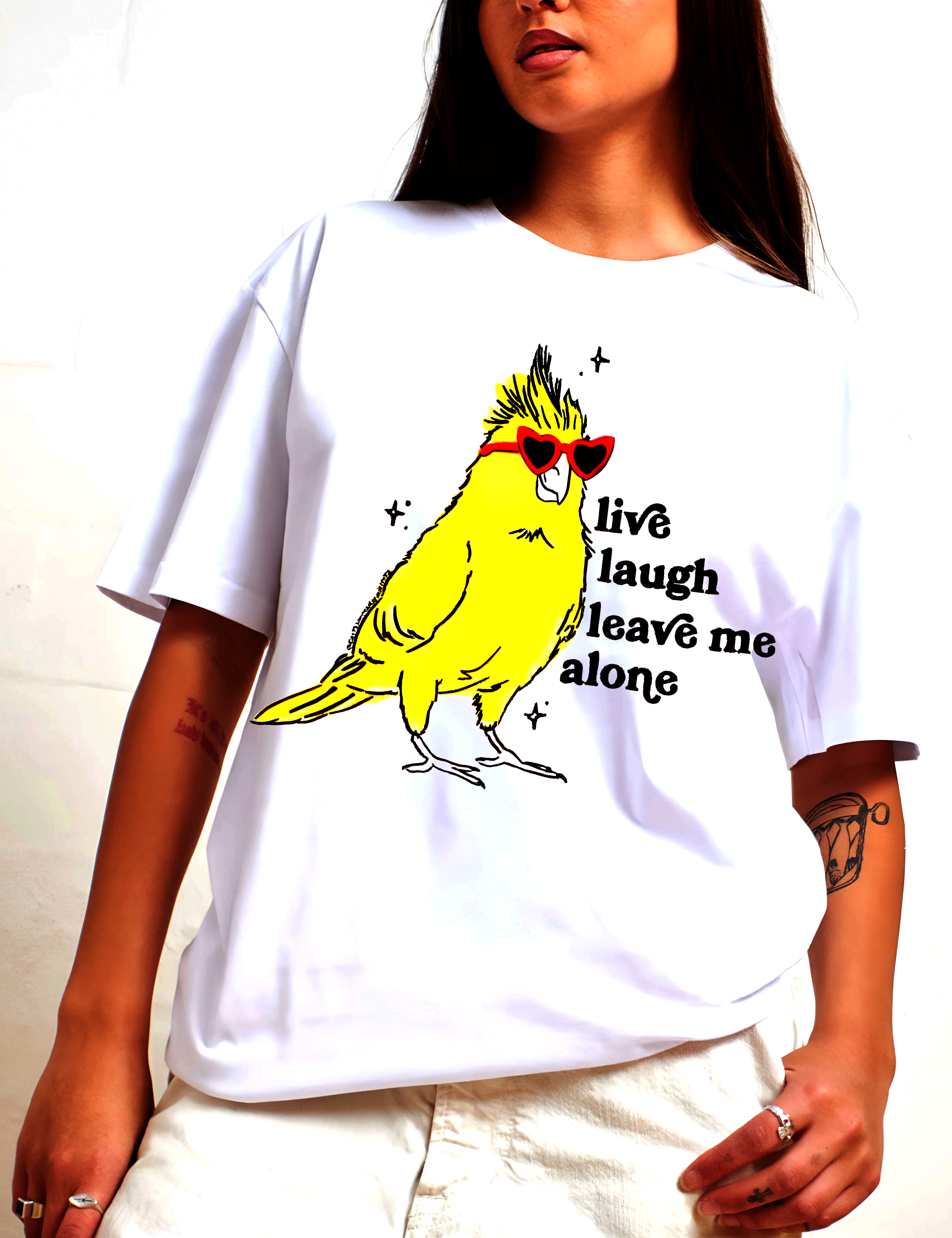 Funny Bird Graphic T-Shirt