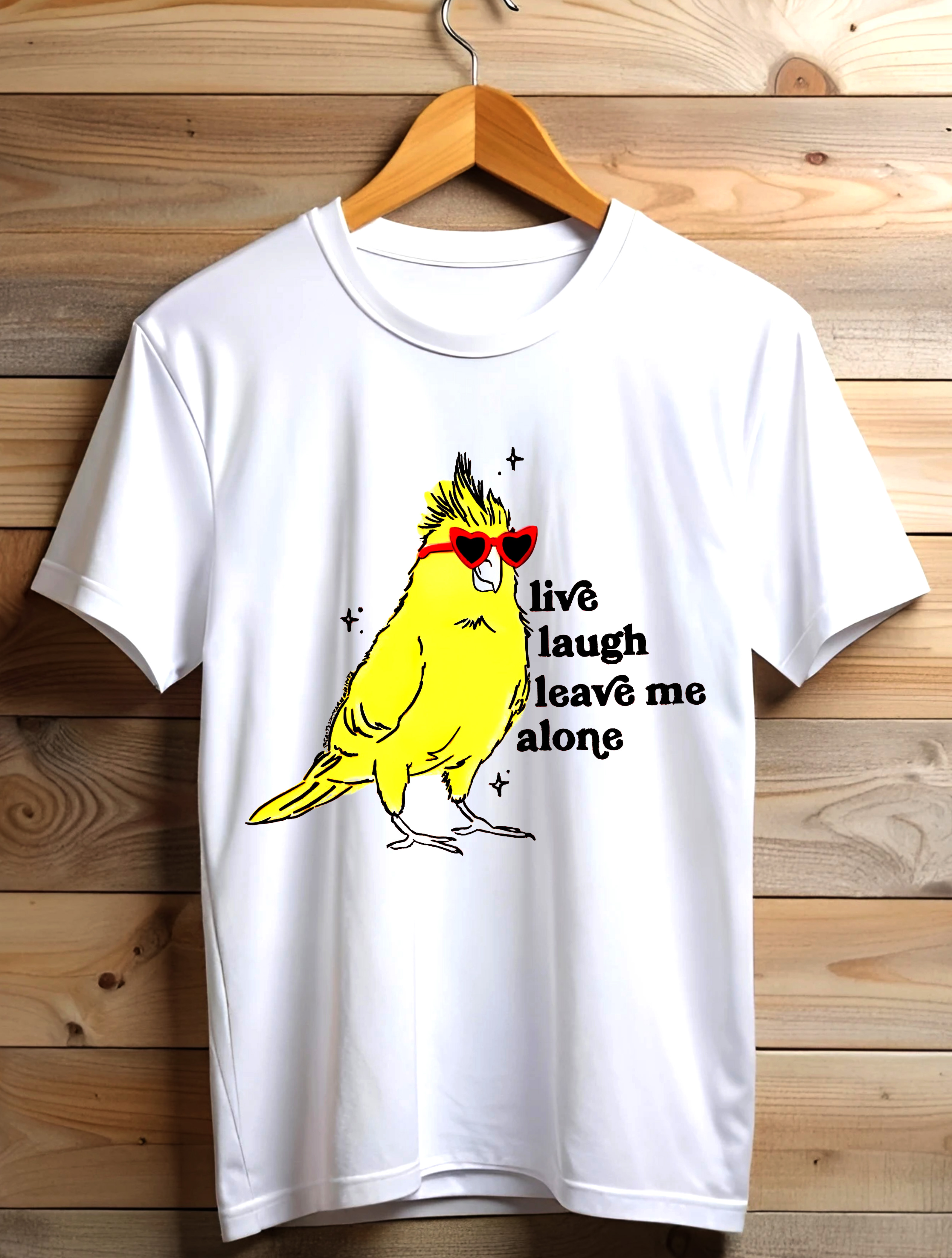 Funny Bird Graphic T-Shirt