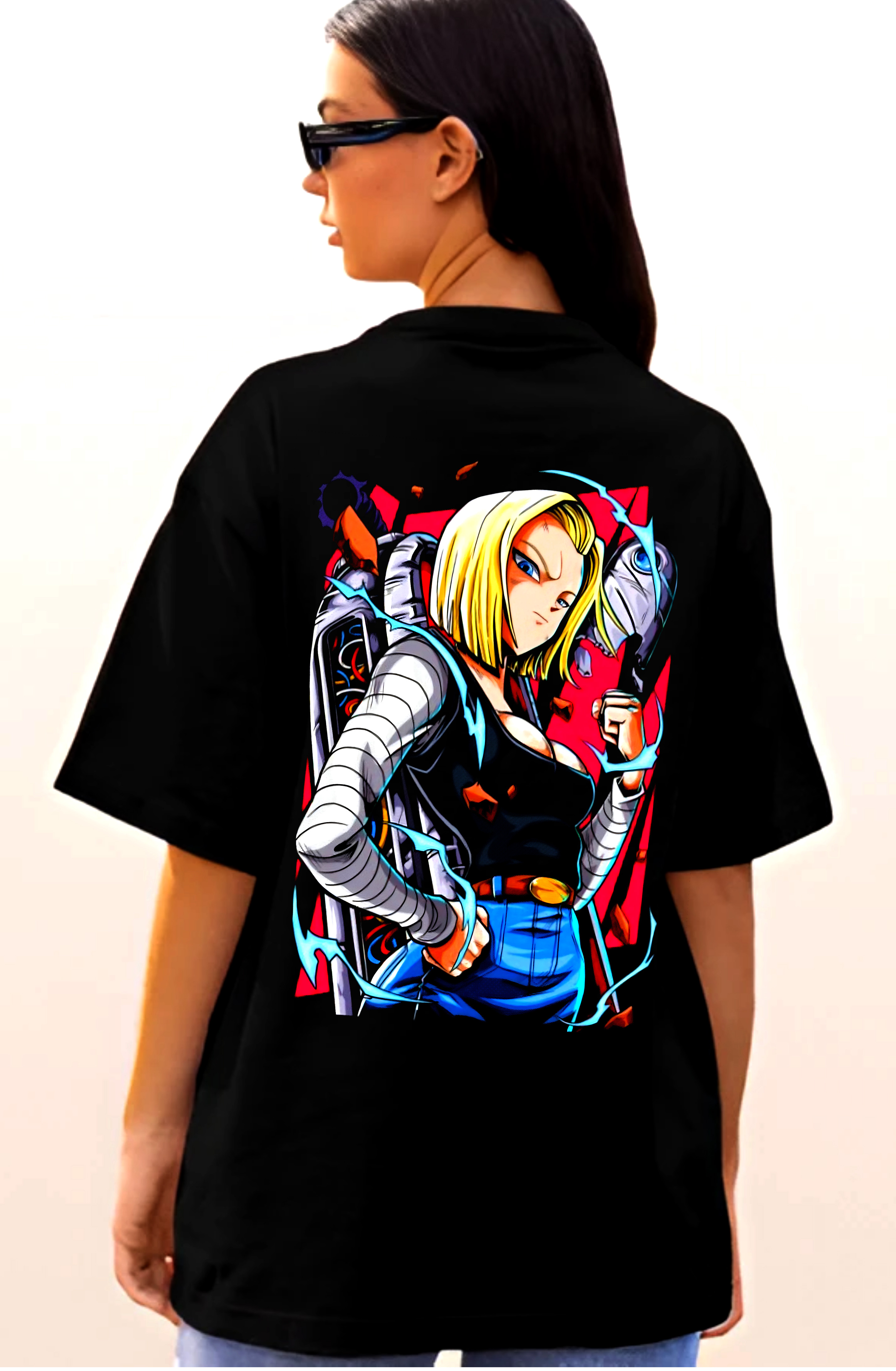 Anime Android Graphic T-Shirt