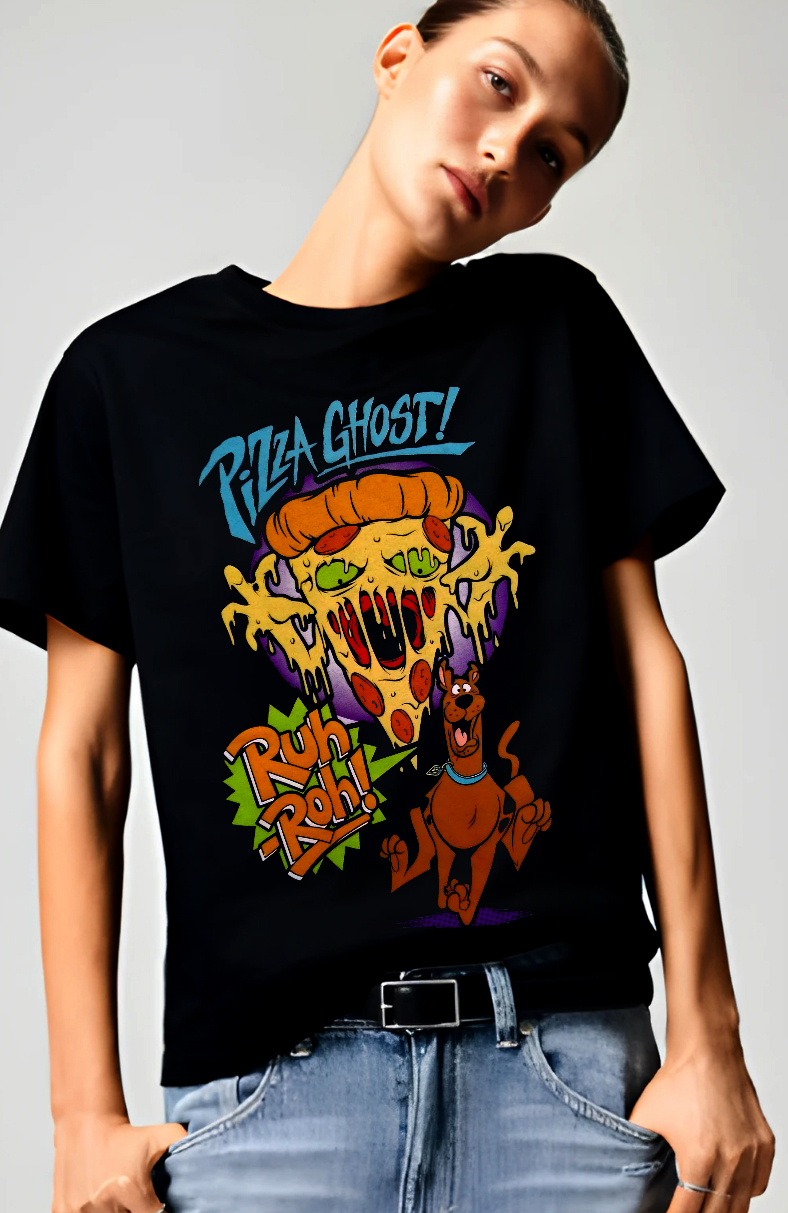 Pizza Ghost Scooby Doo Graphic Tee