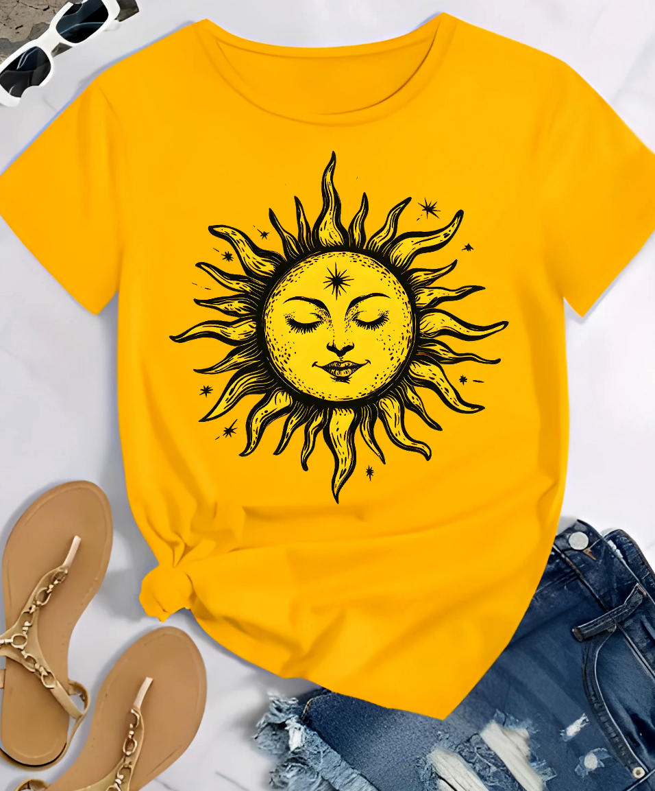 Yellow Sun Graphic Tee