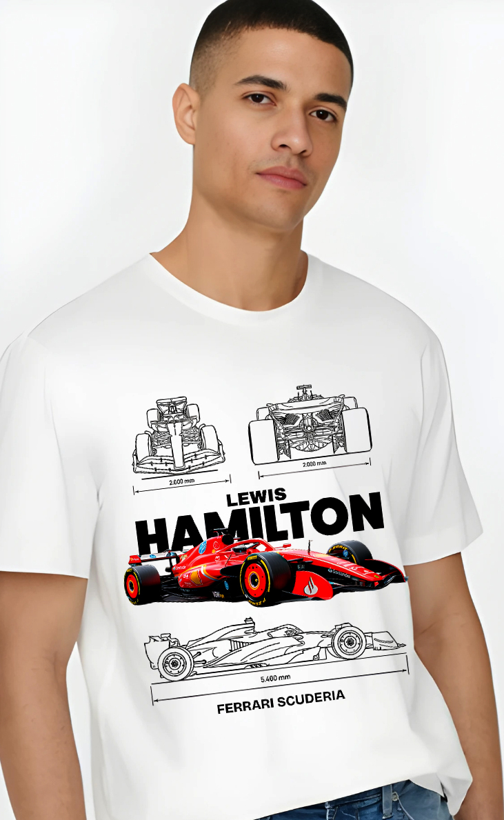 Lewis Hamilton Ferrari Scuderia T-Shirt