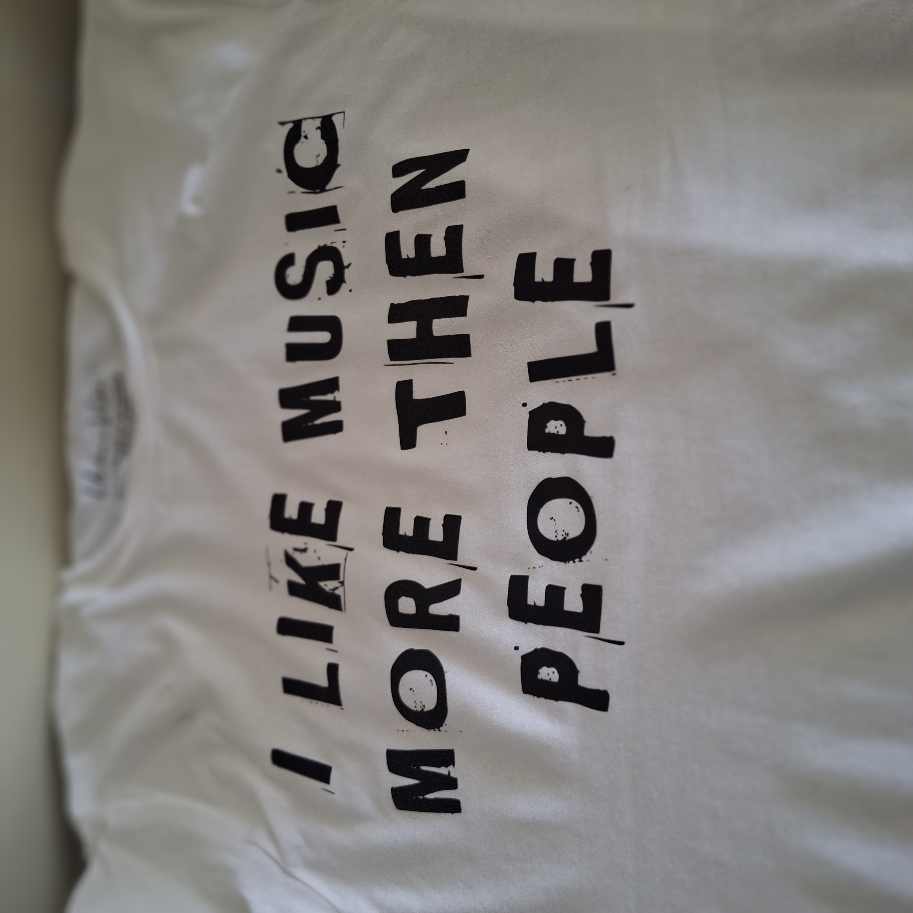 I Like Music More Than People T-shirt