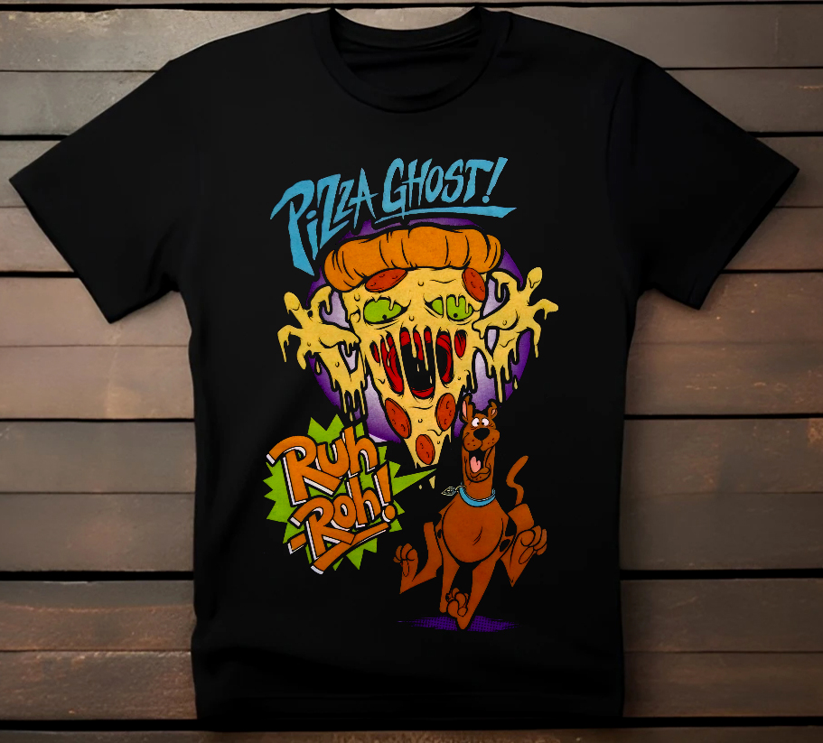 Pizza Ghost Scooby Doo Graphic Tee