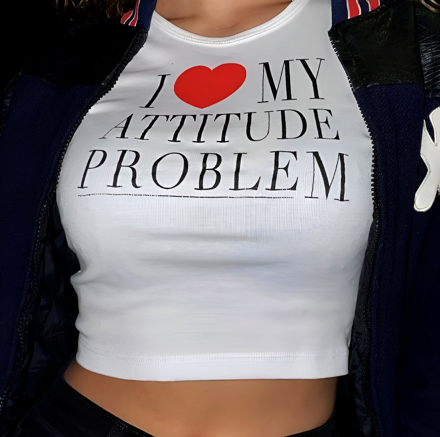 Attitude Problem Crop Top