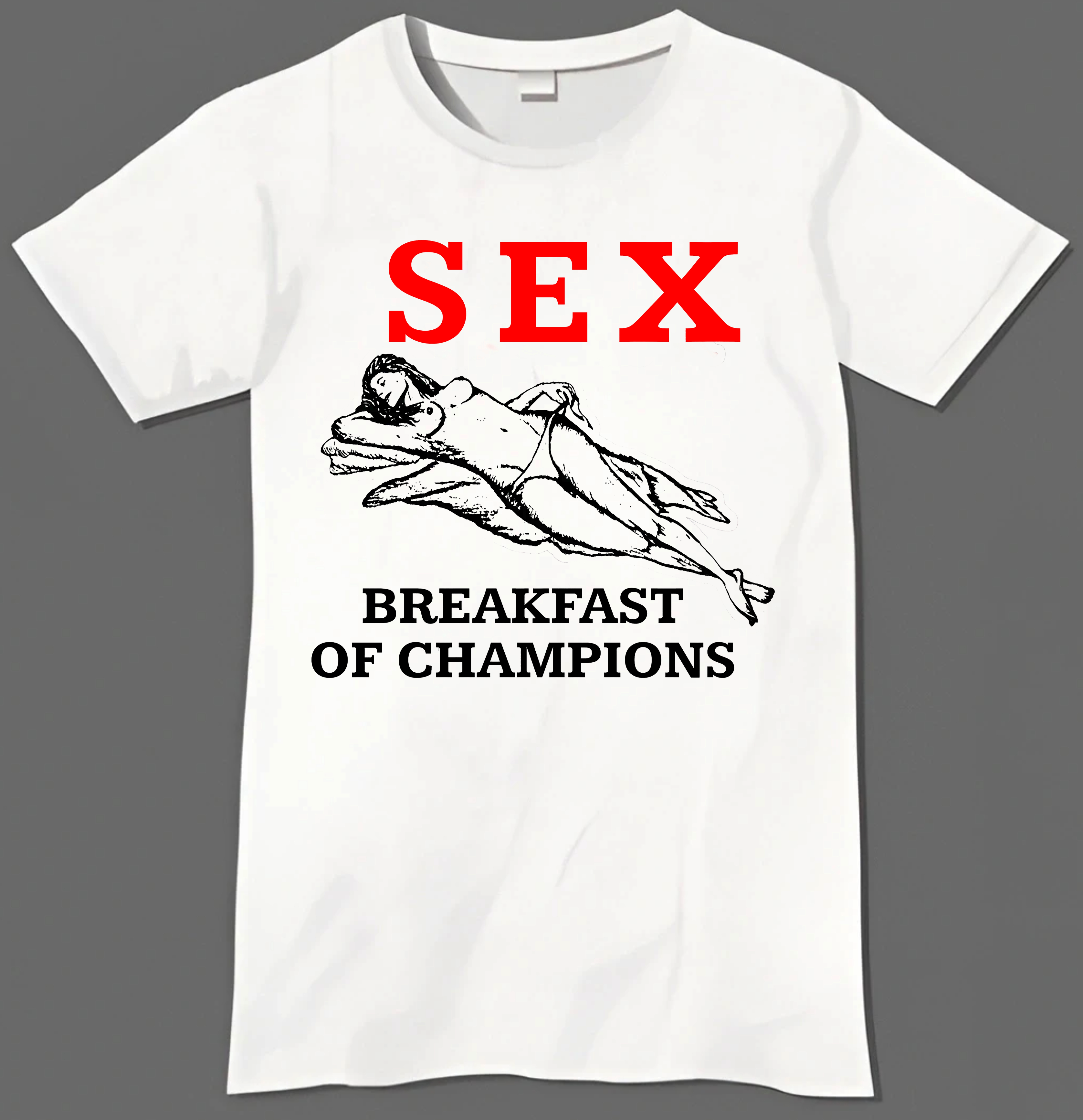 Novelty Graphic T-Shirt FRONT PRINT ONLY A4