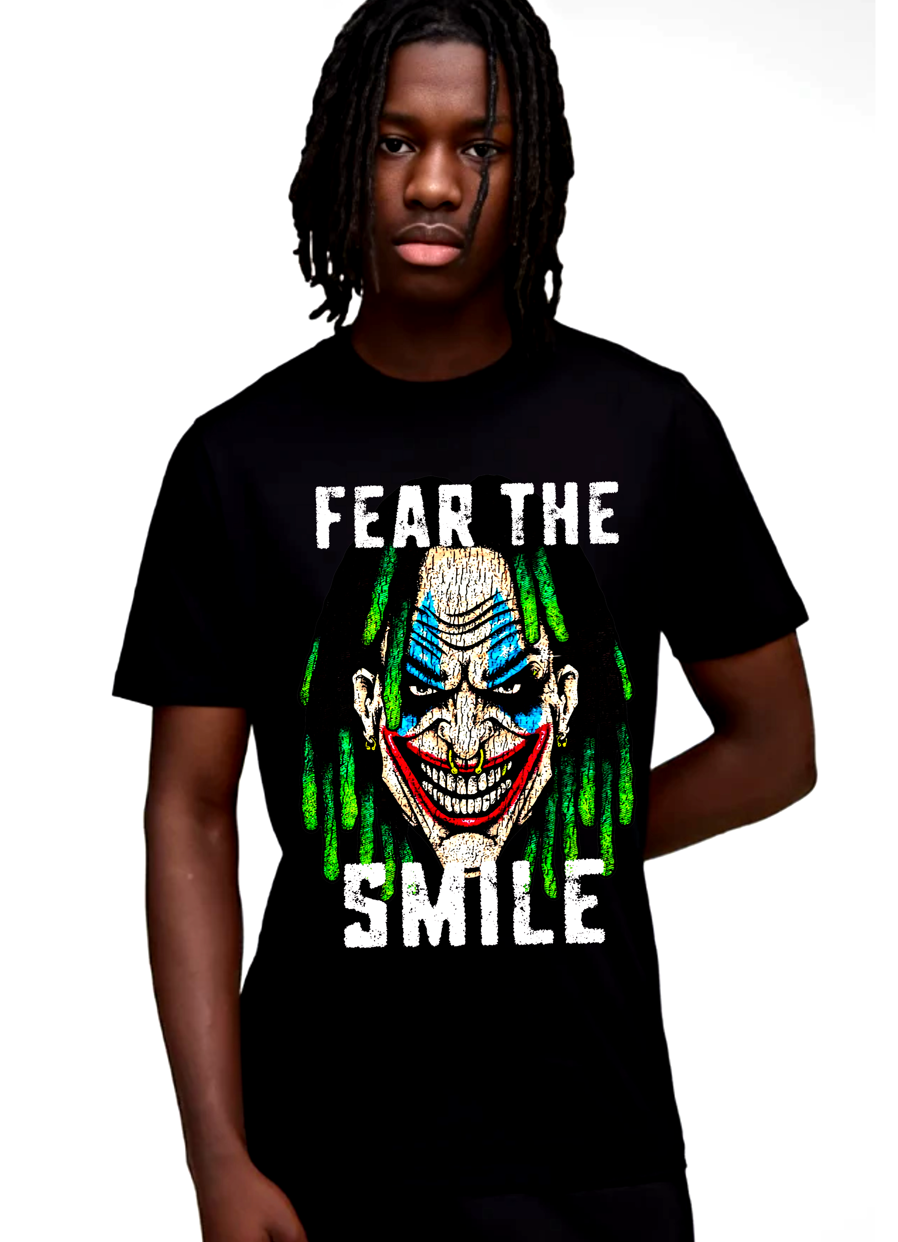RASTA JOKER A3 SIZE BLACK SHIRT