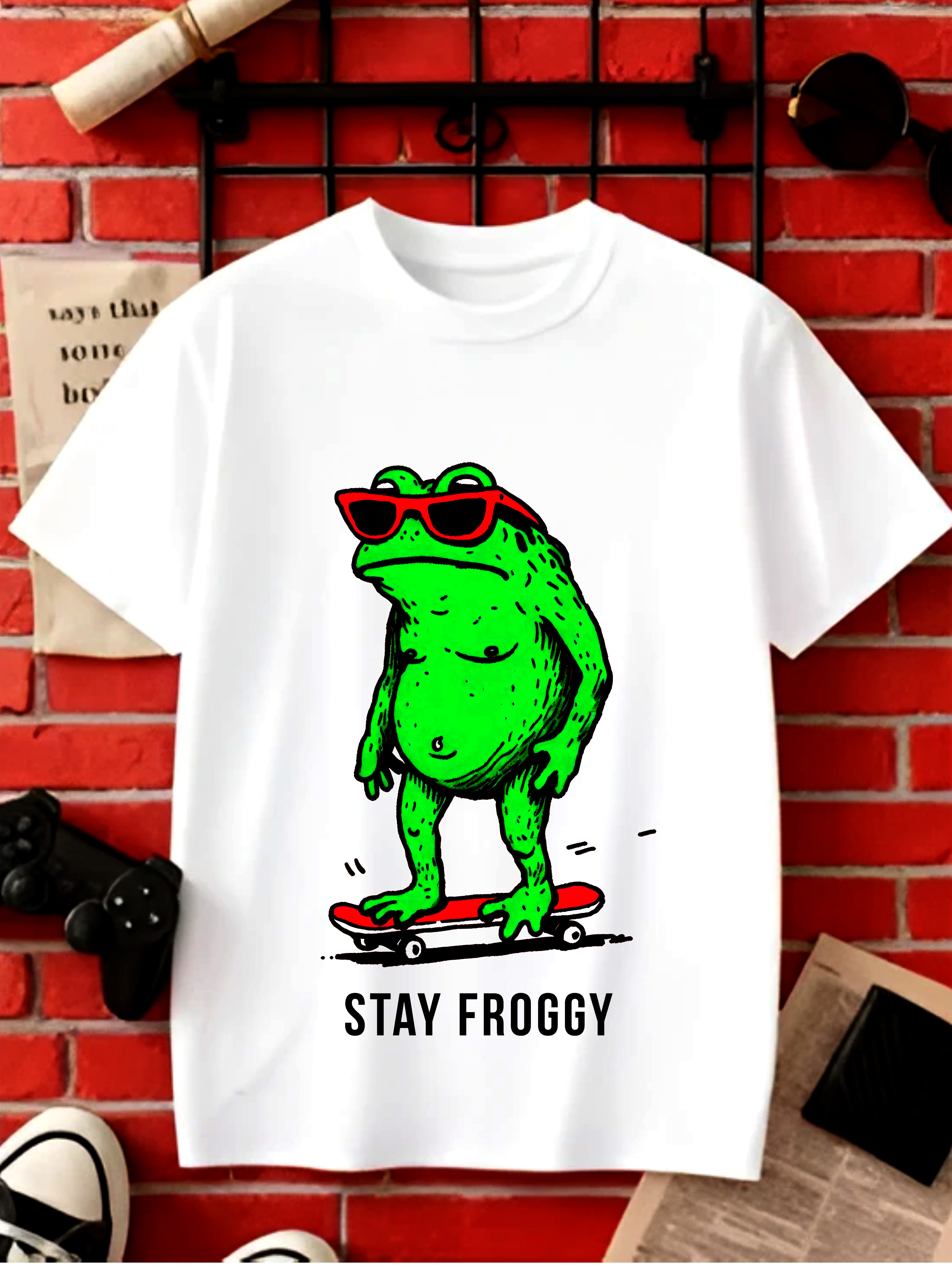 Stay Froggy Skateboard T-shirt