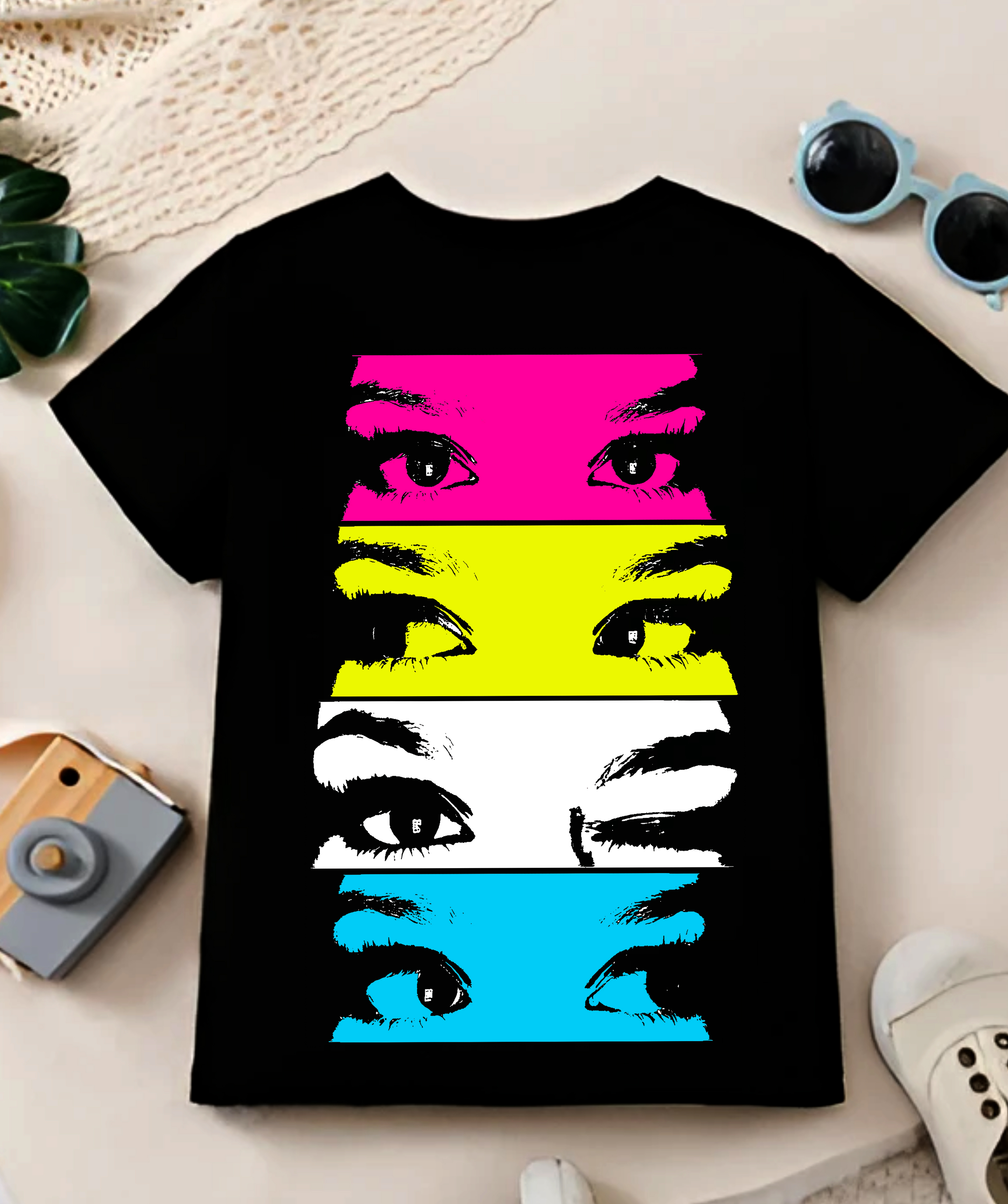 Pop Art Eyes Graphic Tee
