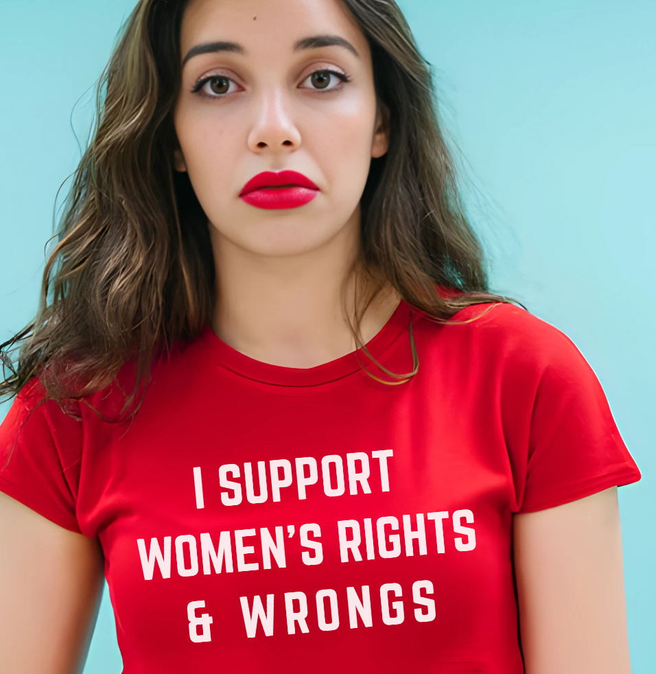 Women's Rights Statement Crop Top