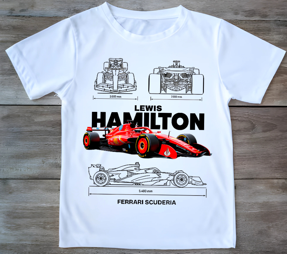 Lewis Hamilton Ferrari Scuderia T-Shirt