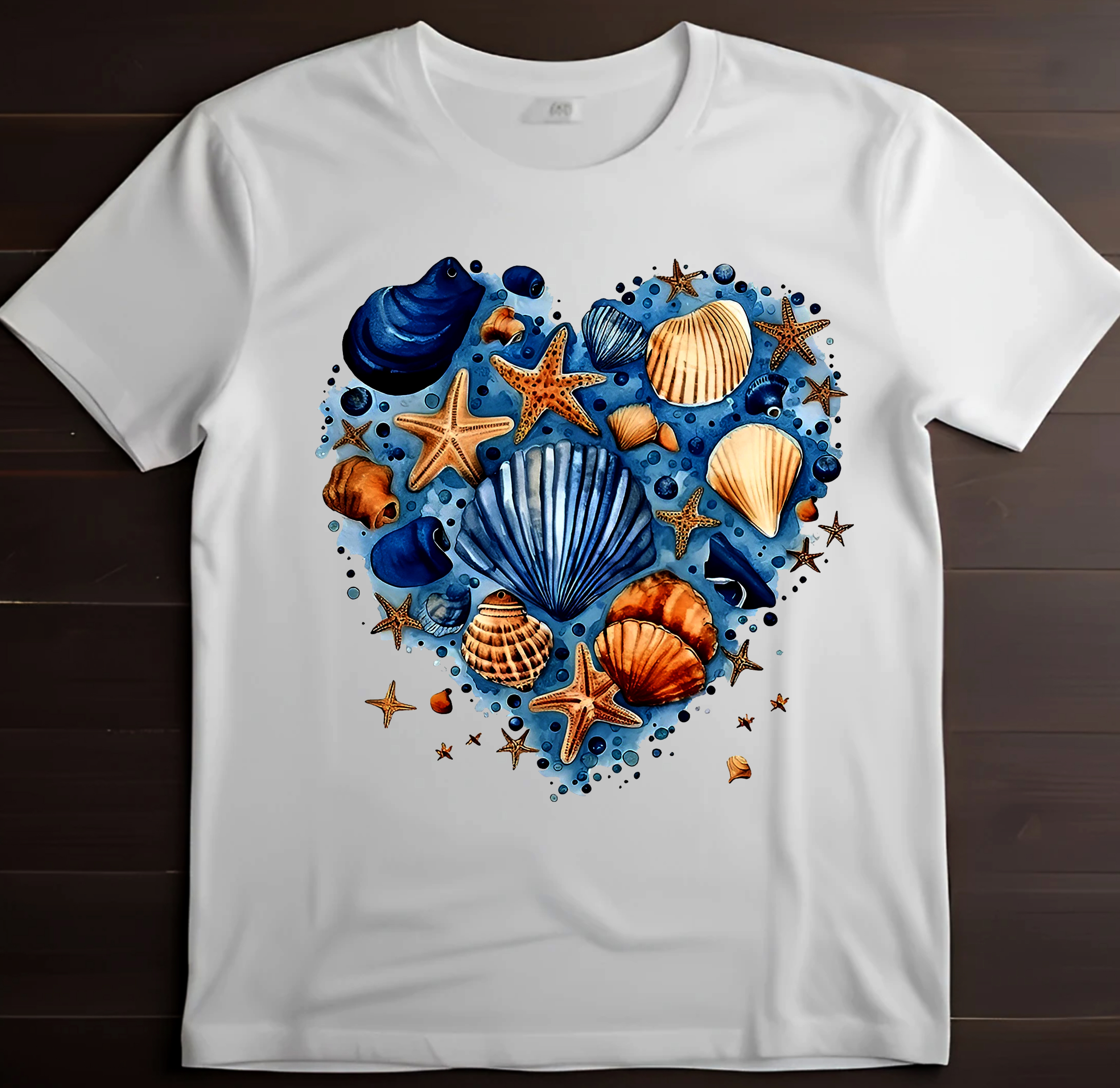 Sea shell Heart T-Shirt