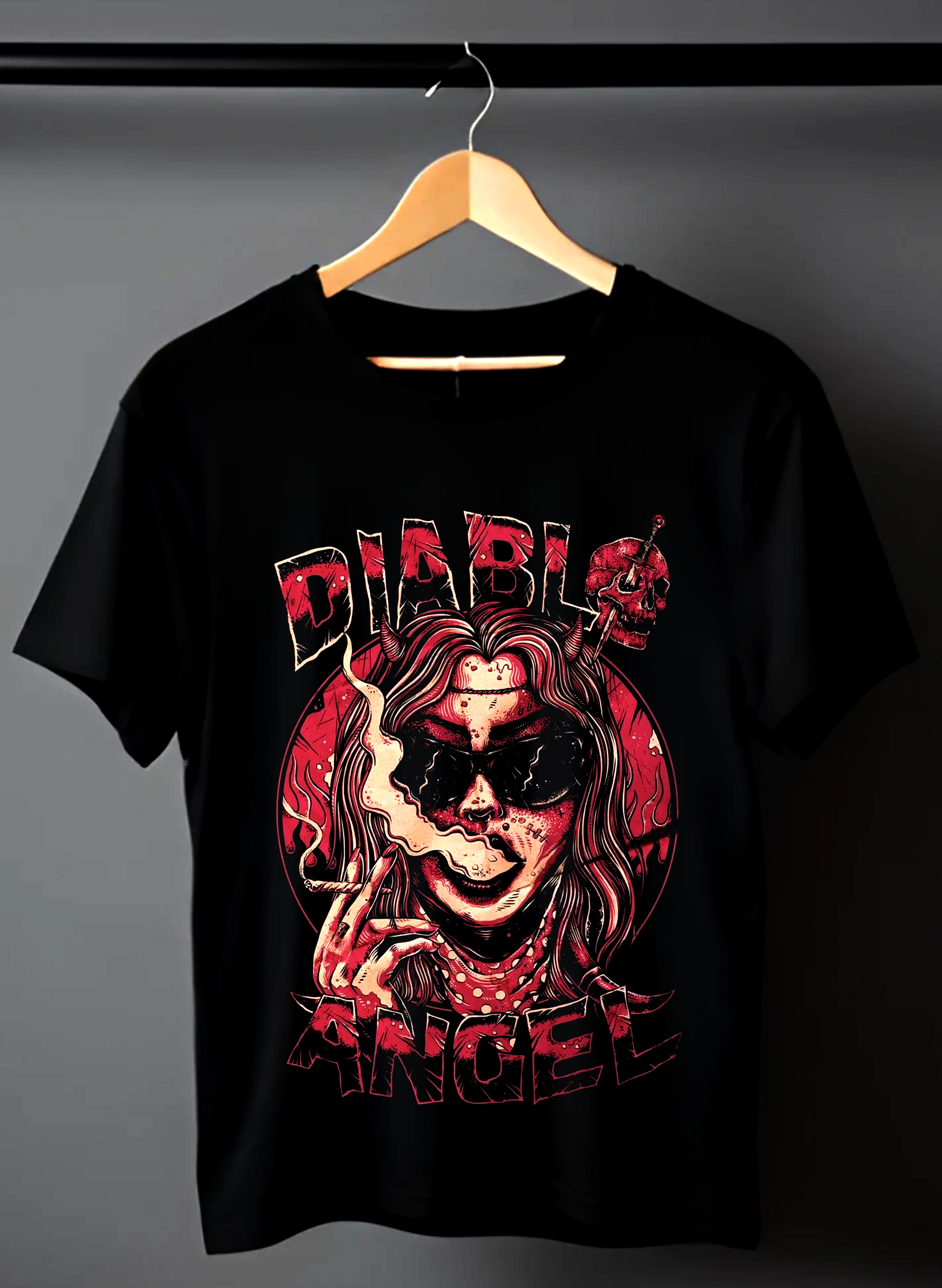 Diablo Angel Graphic T-Shirt